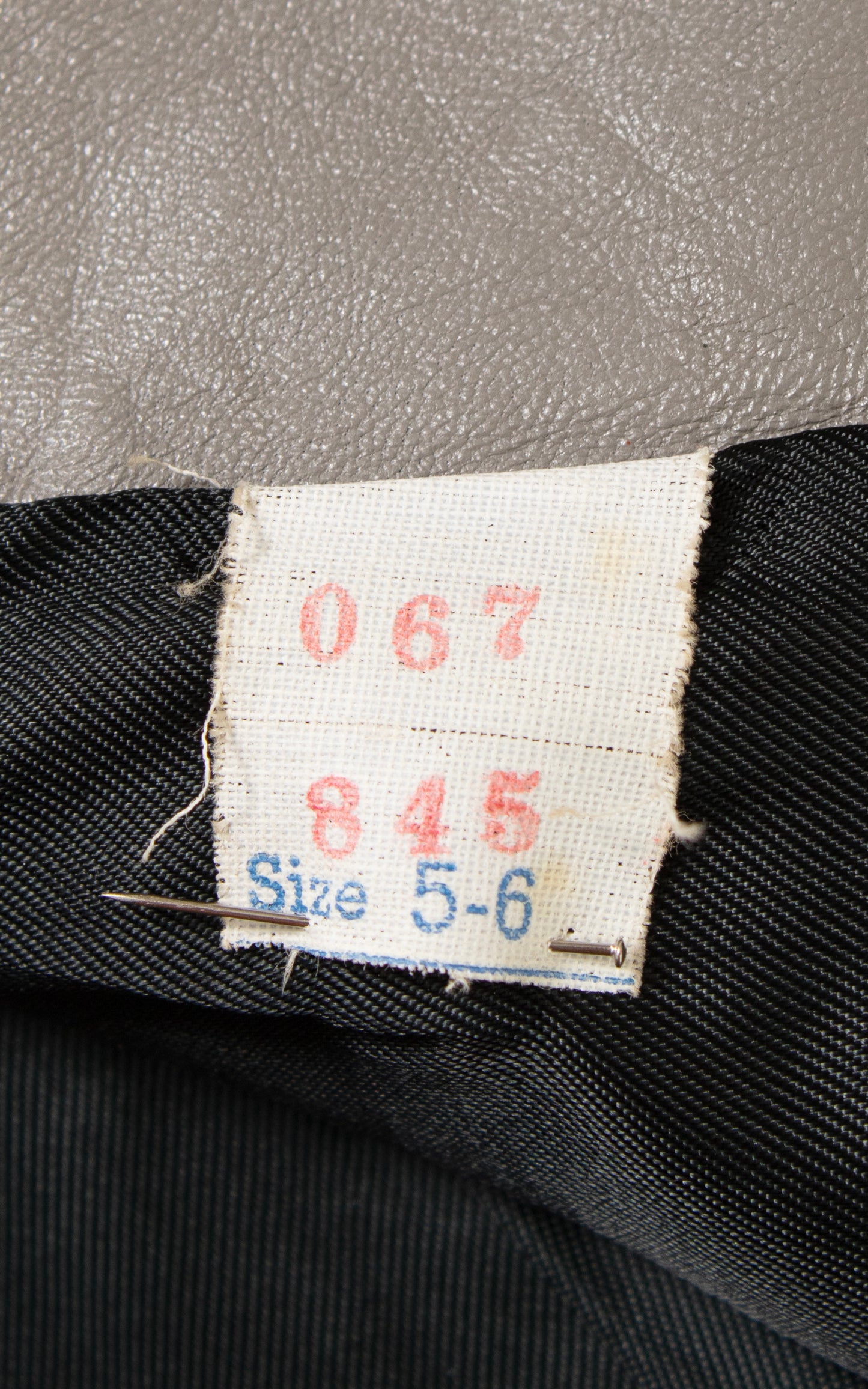 1960s 1970s Color Block Leather Coat | x-small/small