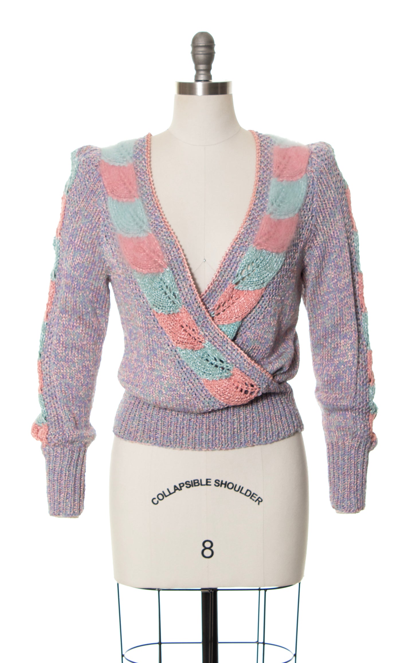 1980s Pastel Knit Sweater | small/medium