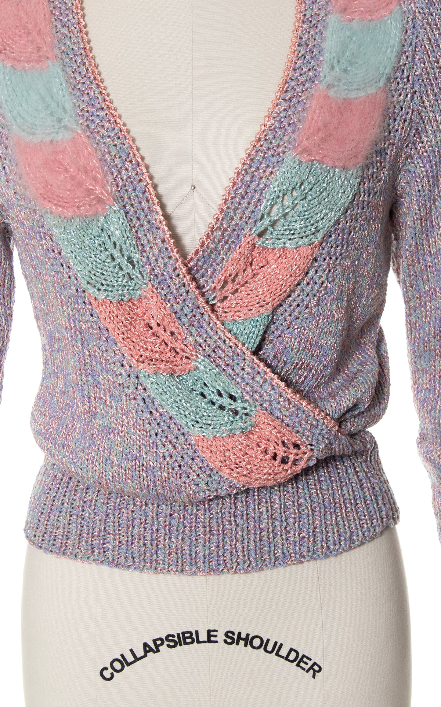 1980s Pastel Knit Sweater | small/medium