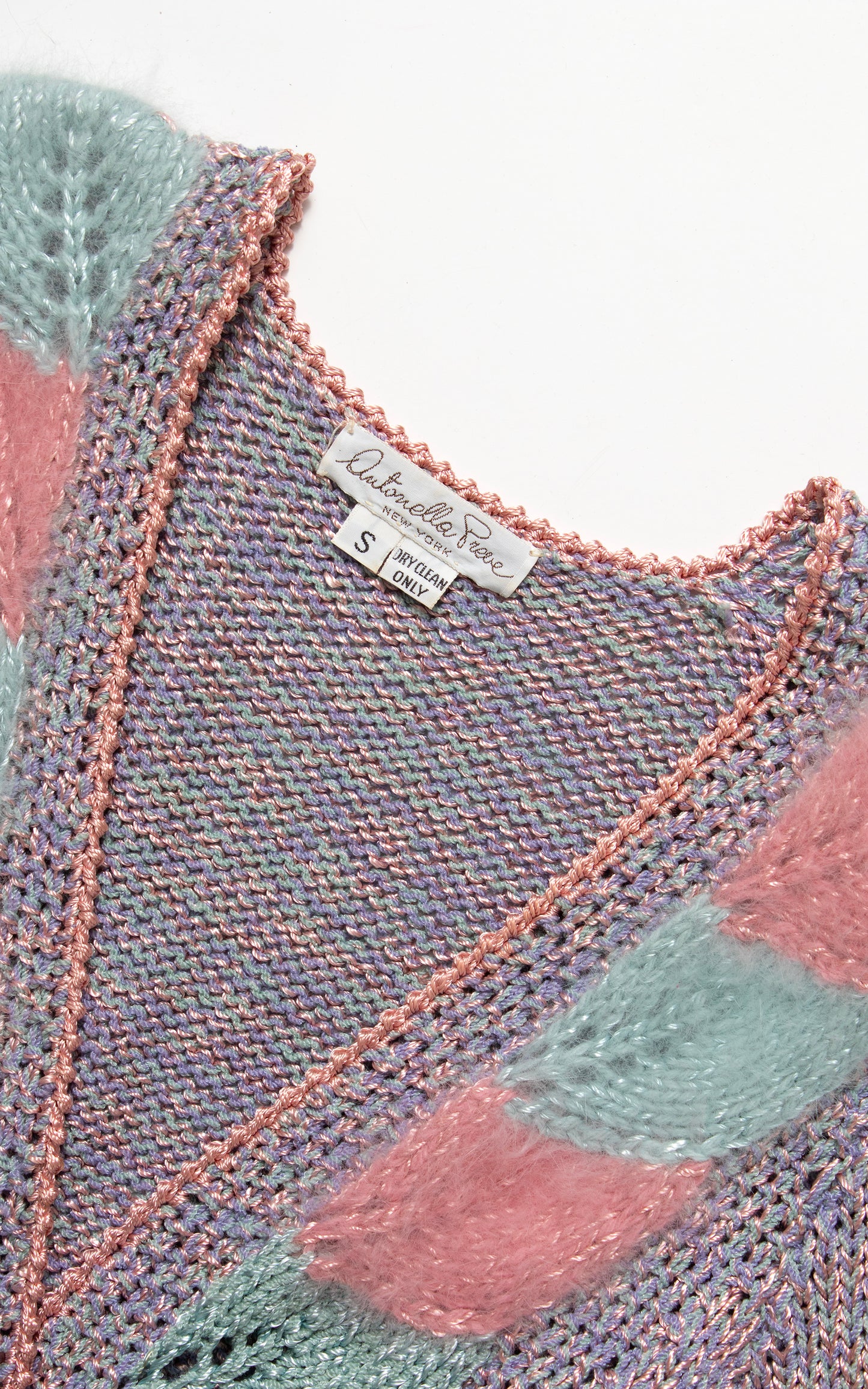 1980s Pastel Knit Sweater | small/medium