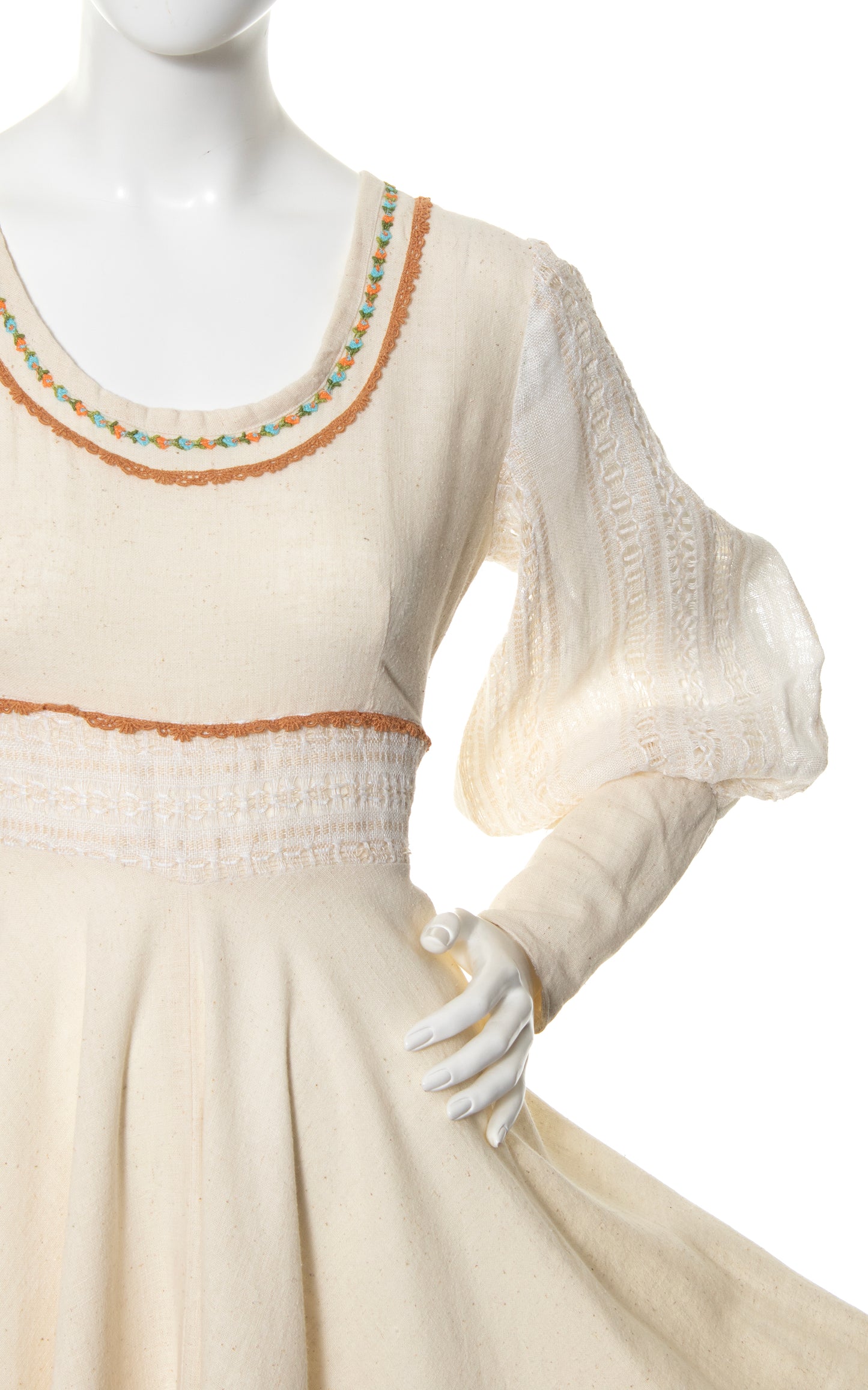 1970s Gunne Sax Style Maxi Dress | medium