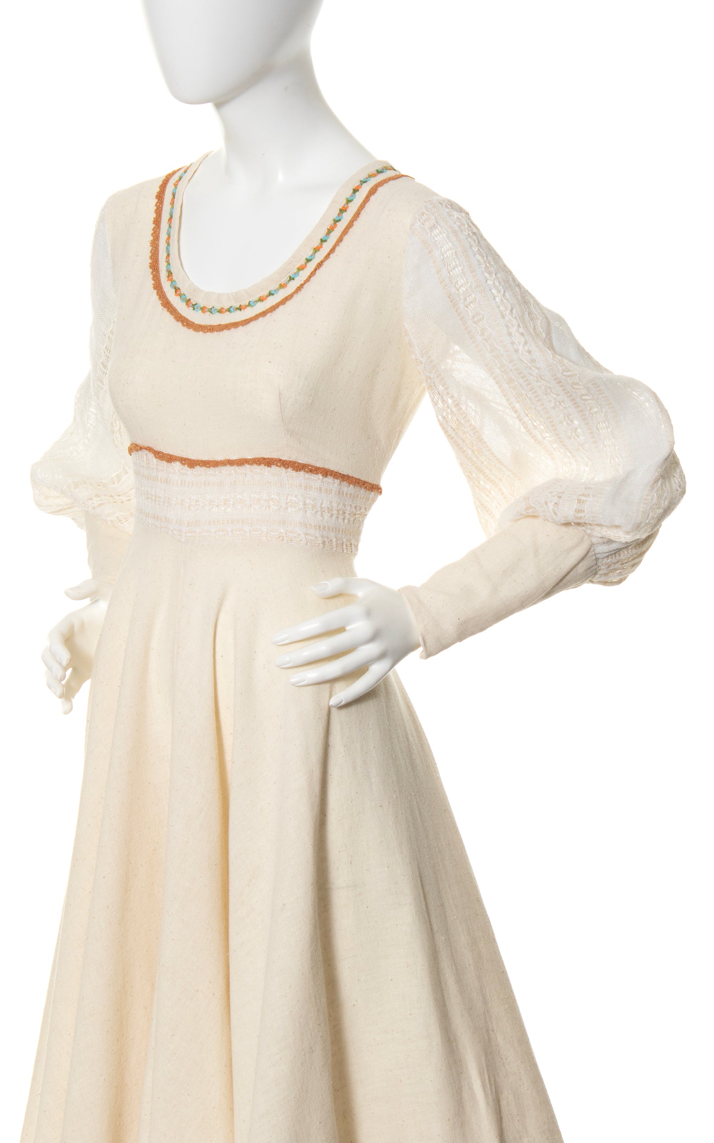 1970s Gunne Sax Style Maxi Dress | medium