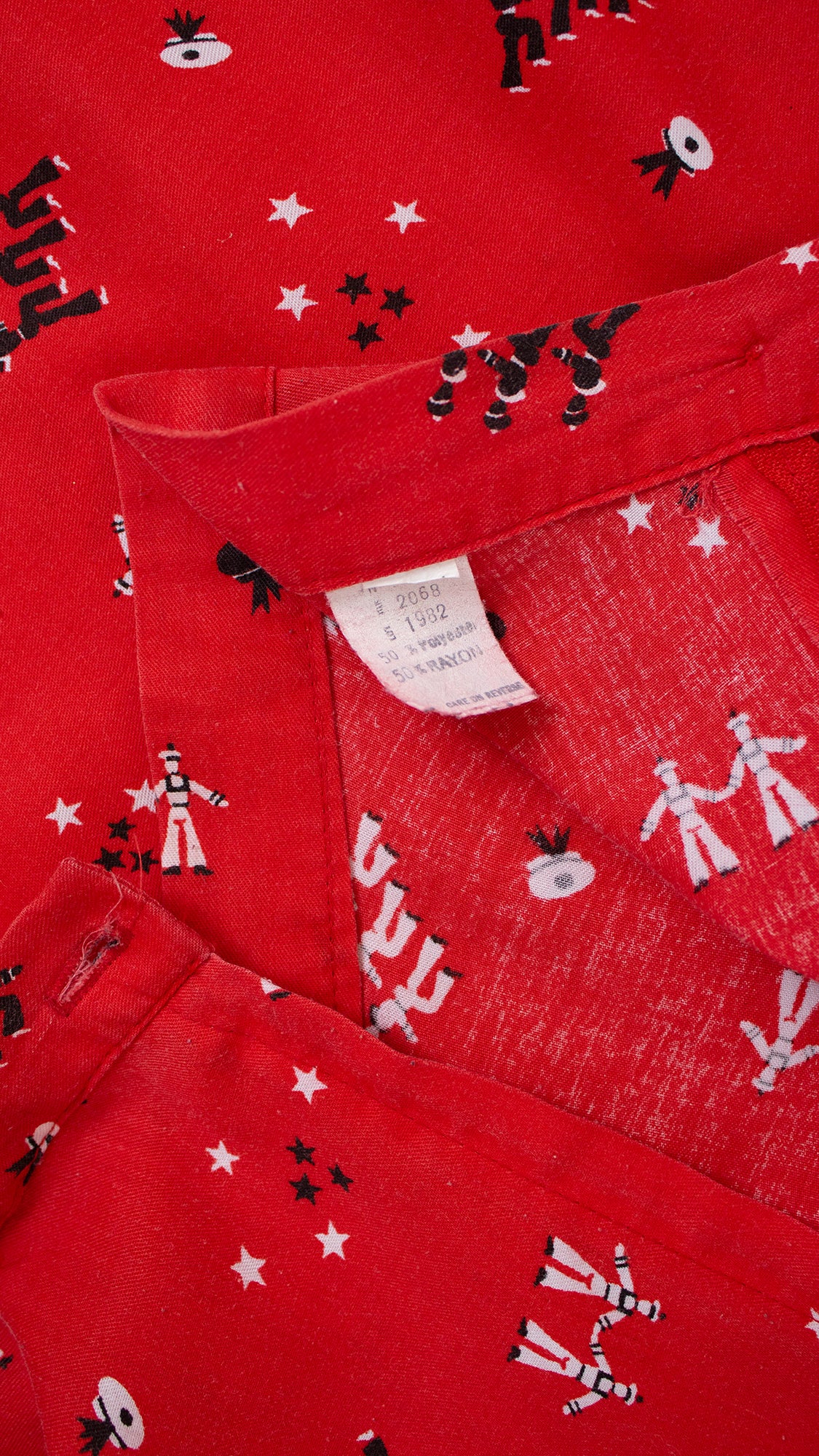 1970s does 1940s Sailor Novelty Print Skirt | small