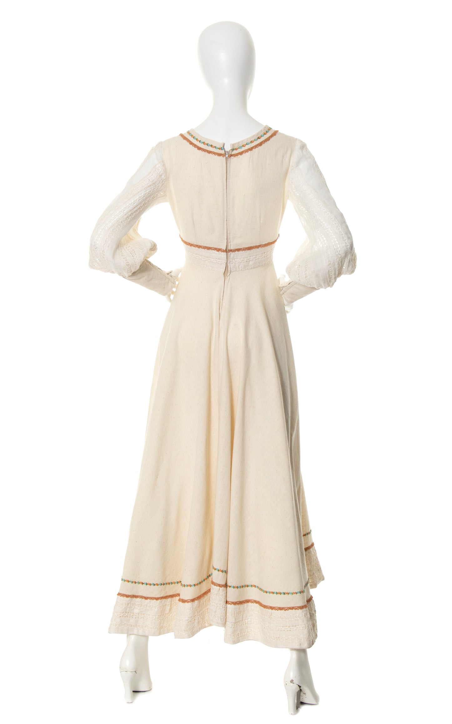 1970s Gunne Sax Style Maxi Dress | medium