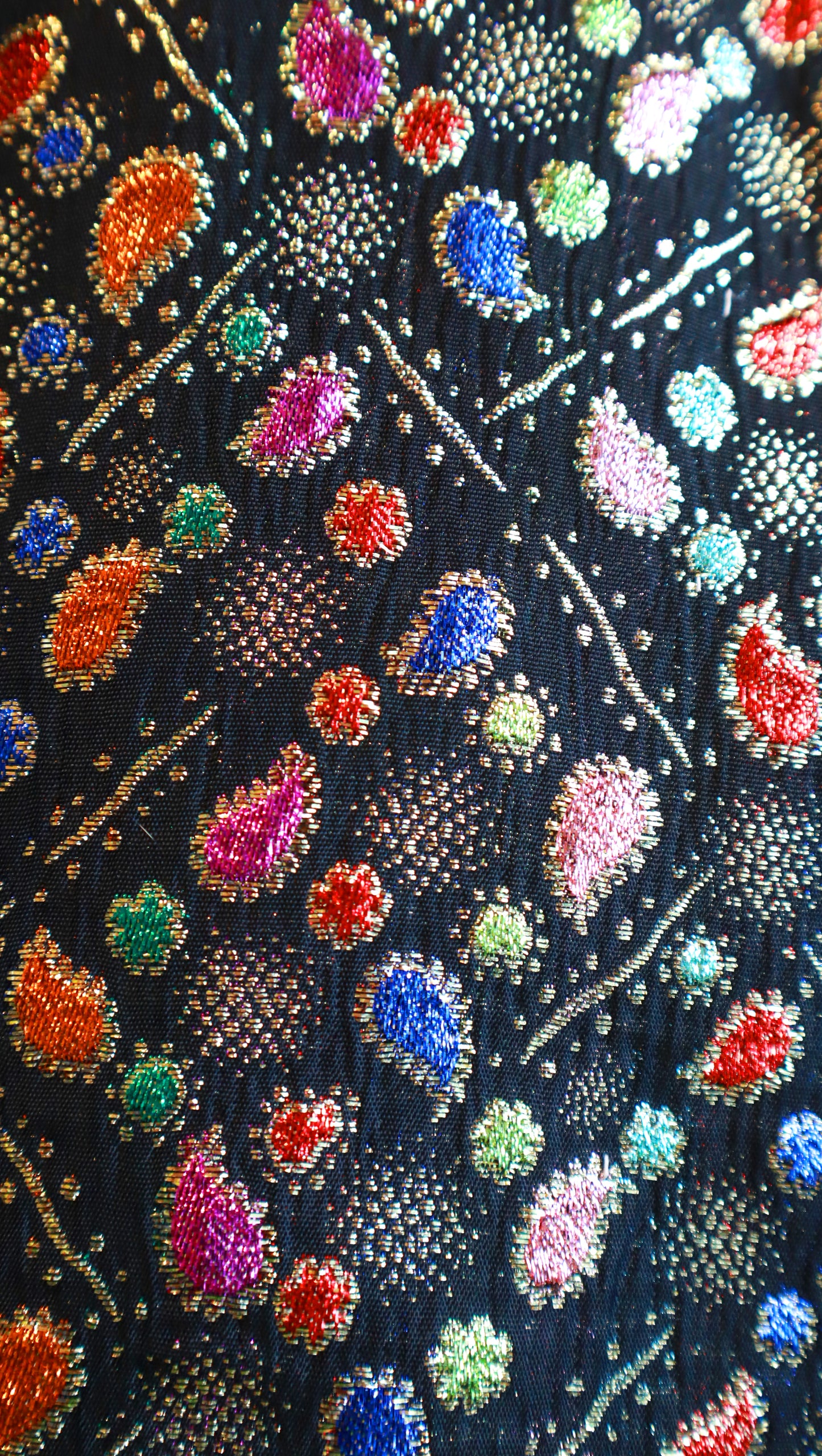 1970s Metallic Jewels Party Dress & Jacket Set | x-large
