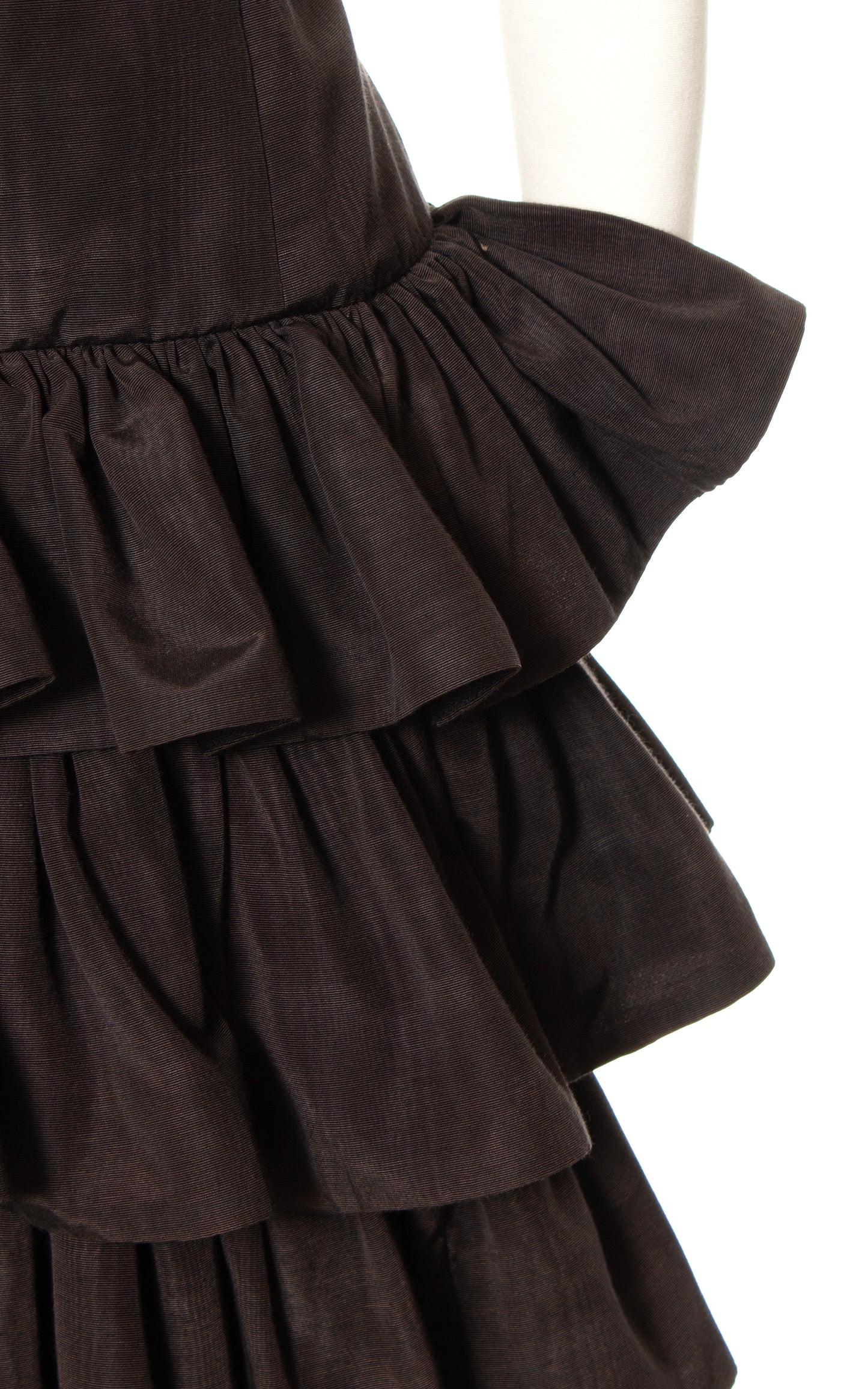 1980s LILLIE RUBIN Tiered Party Dress | small