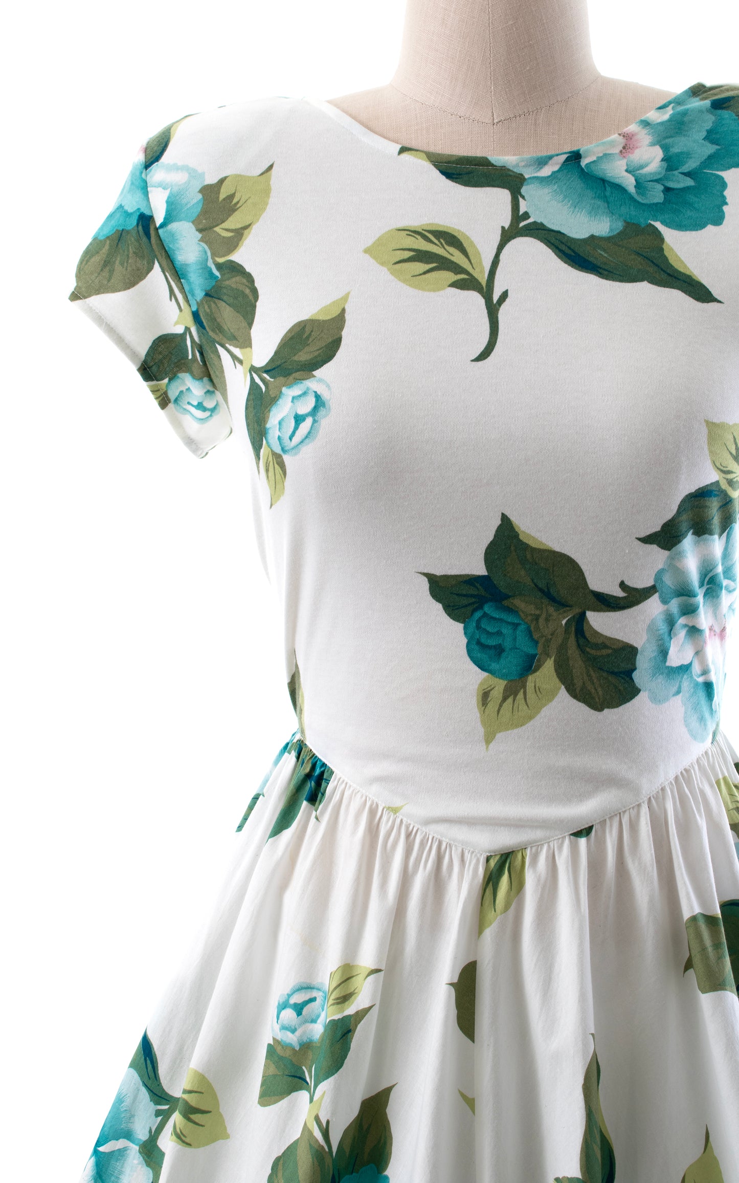 1980s CAROL ANDERSON Floral Dress | medium/large