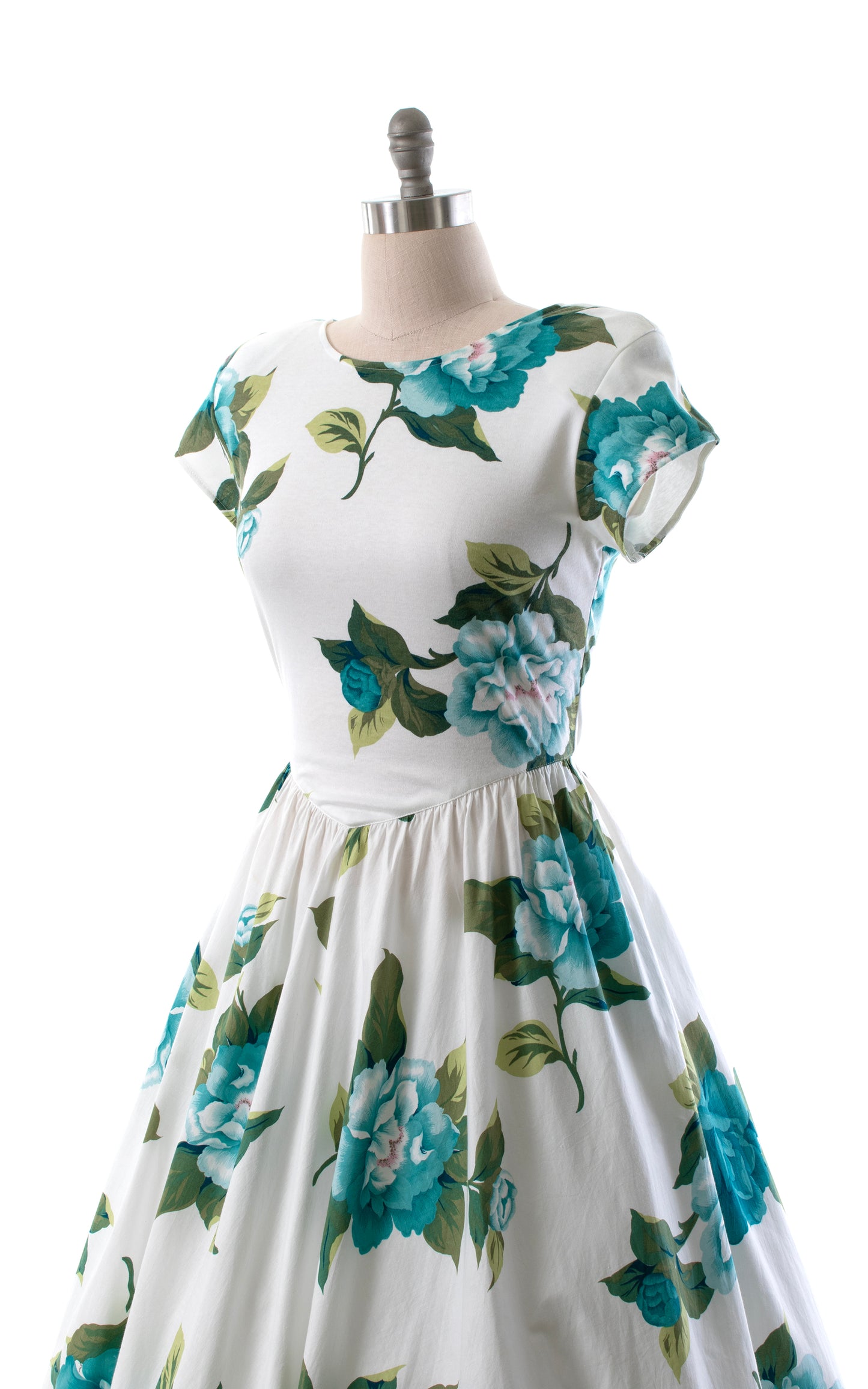 1980s CAROL ANDERSON Floral Dress | medium/large