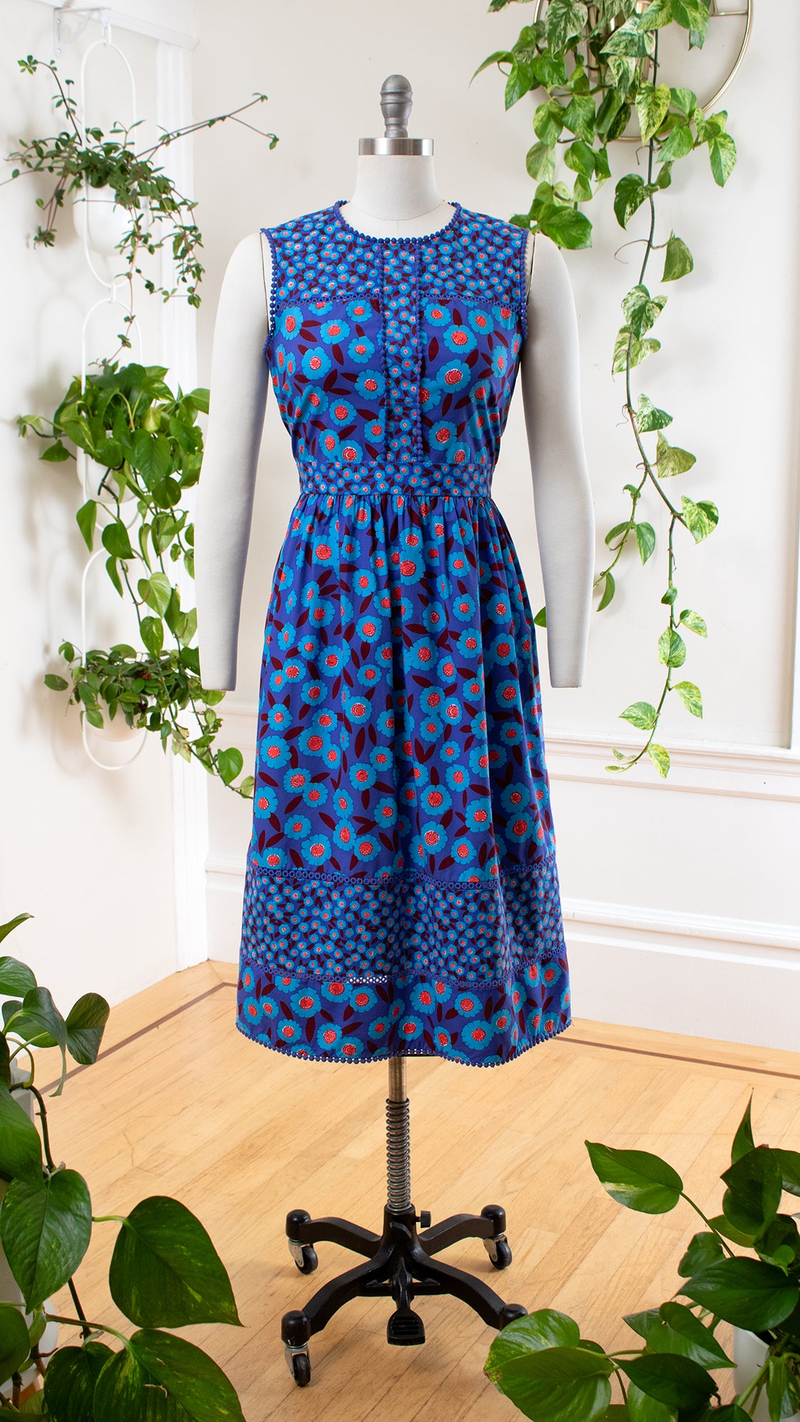 Modern KATE SPADE Blue Floral Sundress