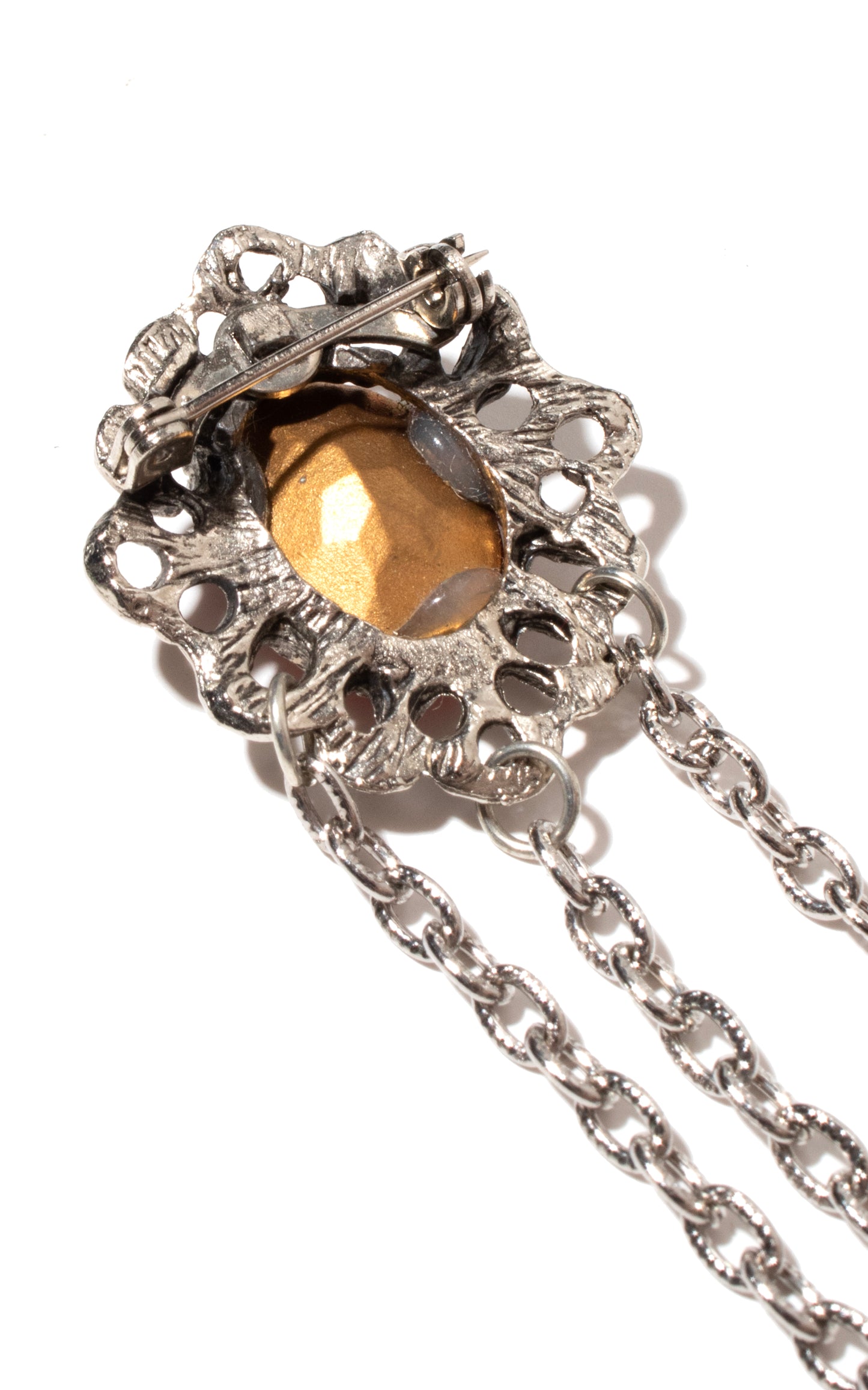 1960s Red Rhinestone Sweater Clips