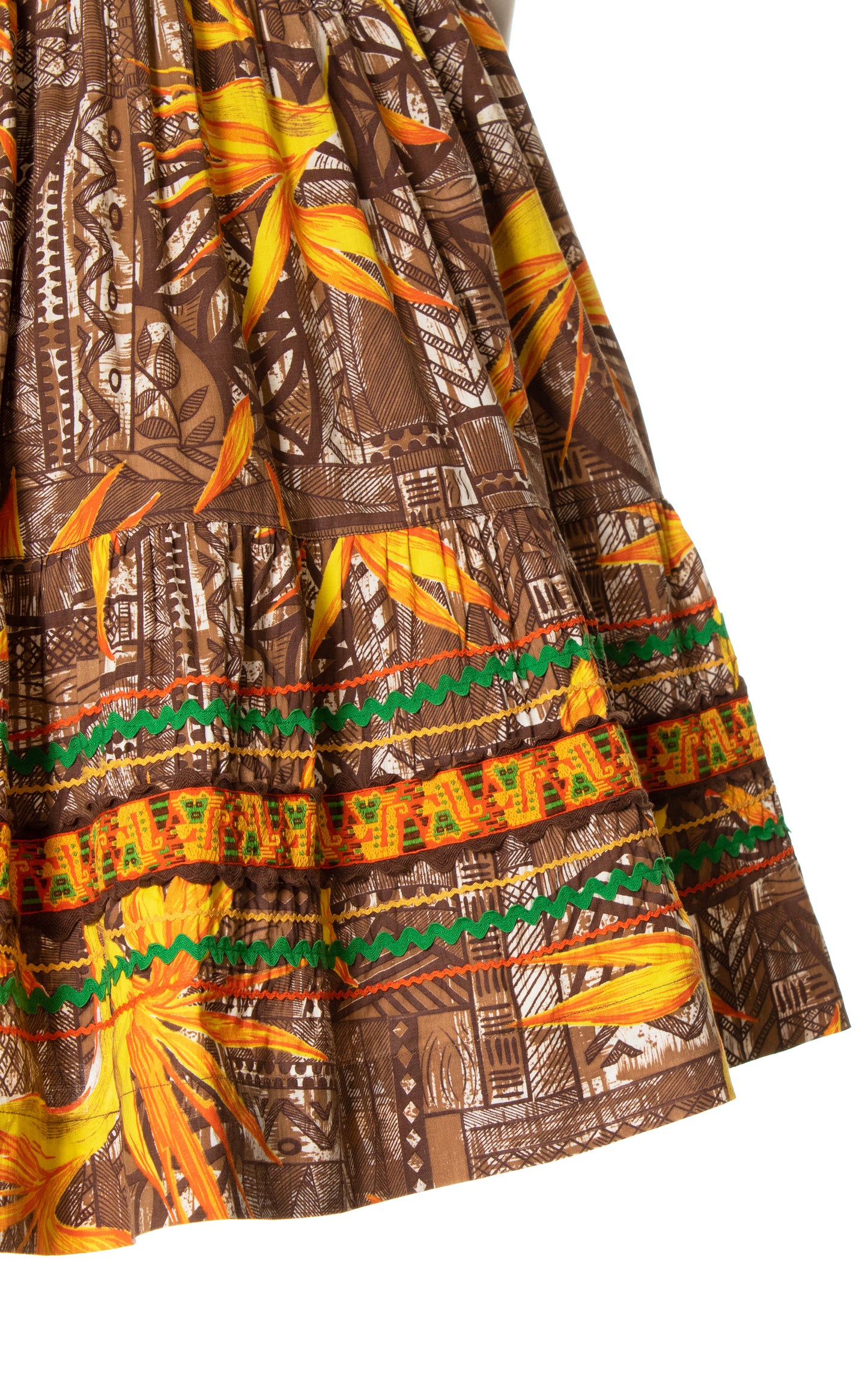 1950s Bird of Paradise Circle Skirt | medium