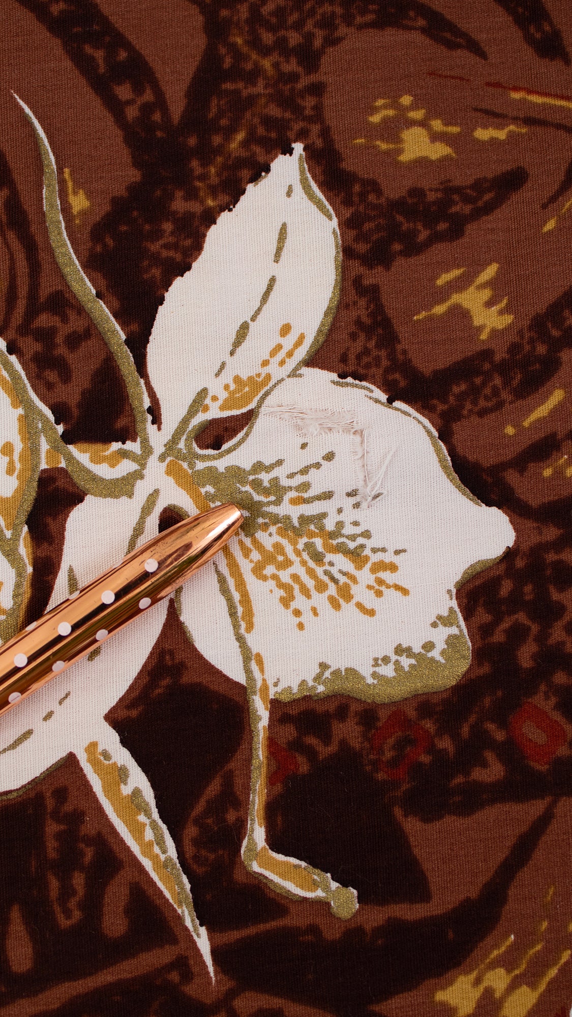 1950s ALFRED SHAHEEN Floral Hawaiian Halter Dress | x-small/small