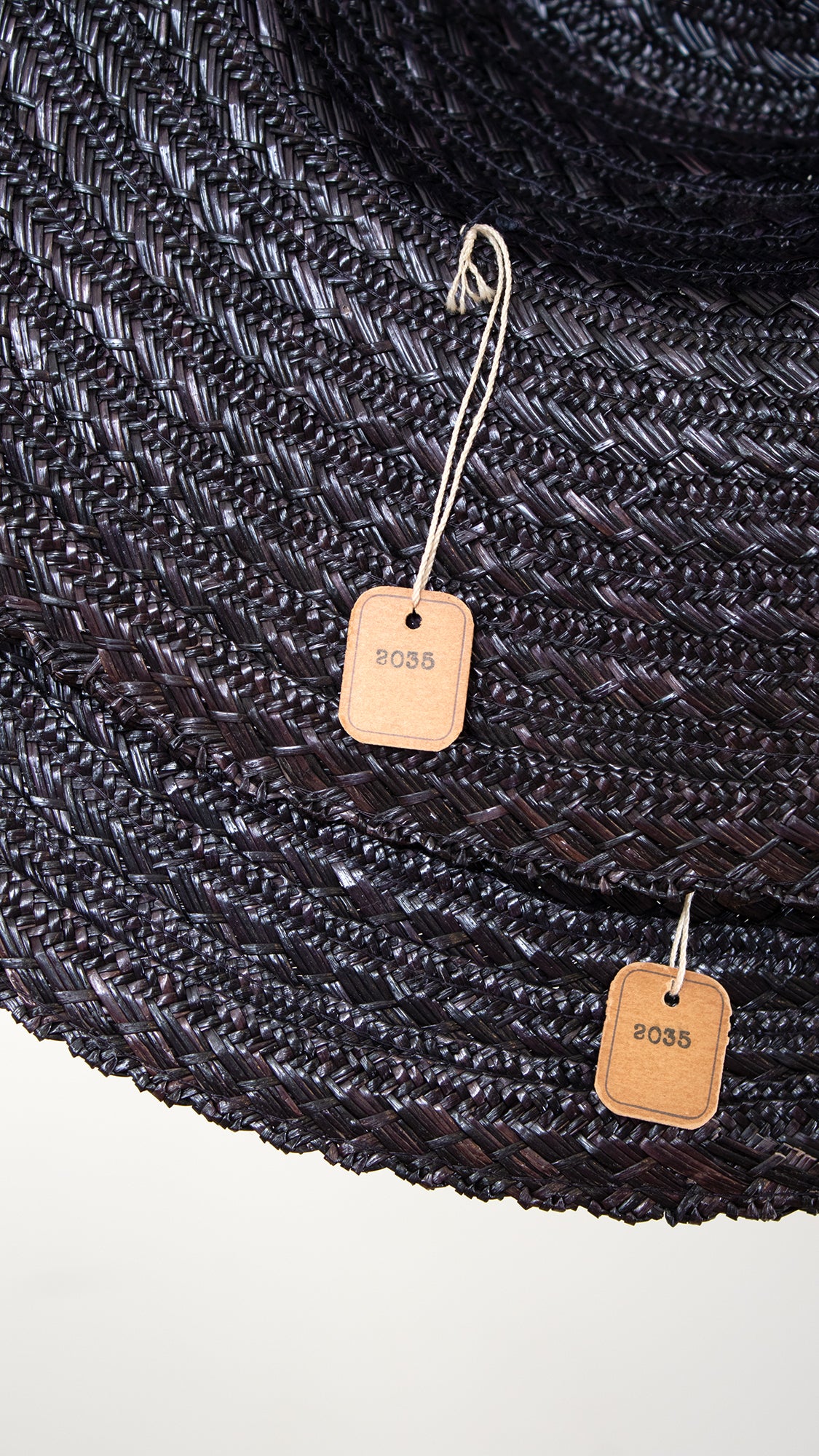 1970s Black Straw Sun Hat (3 Available)
