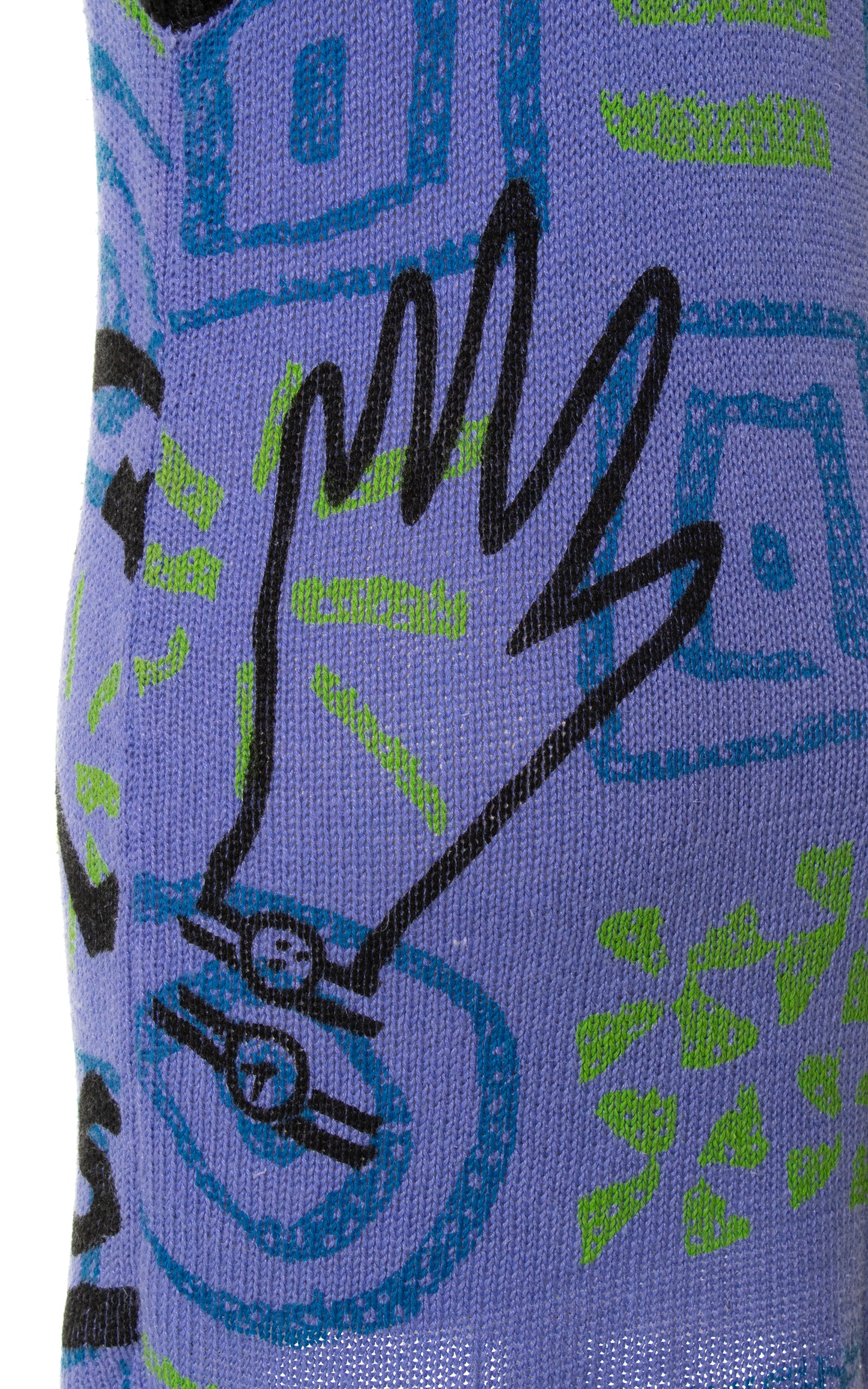 1980s SWATCH Novelty Sweater Dress | small/medium