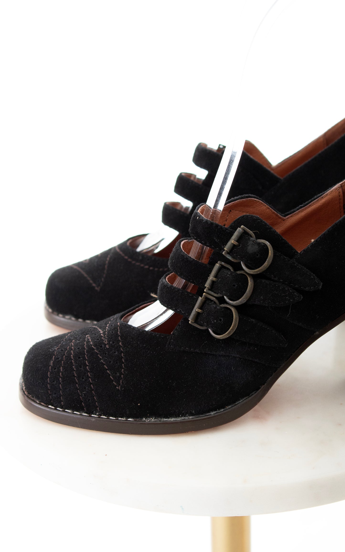 DEADSTOCK Modern REMIX 1930s Style "Amelia" Heels | size US 5.5