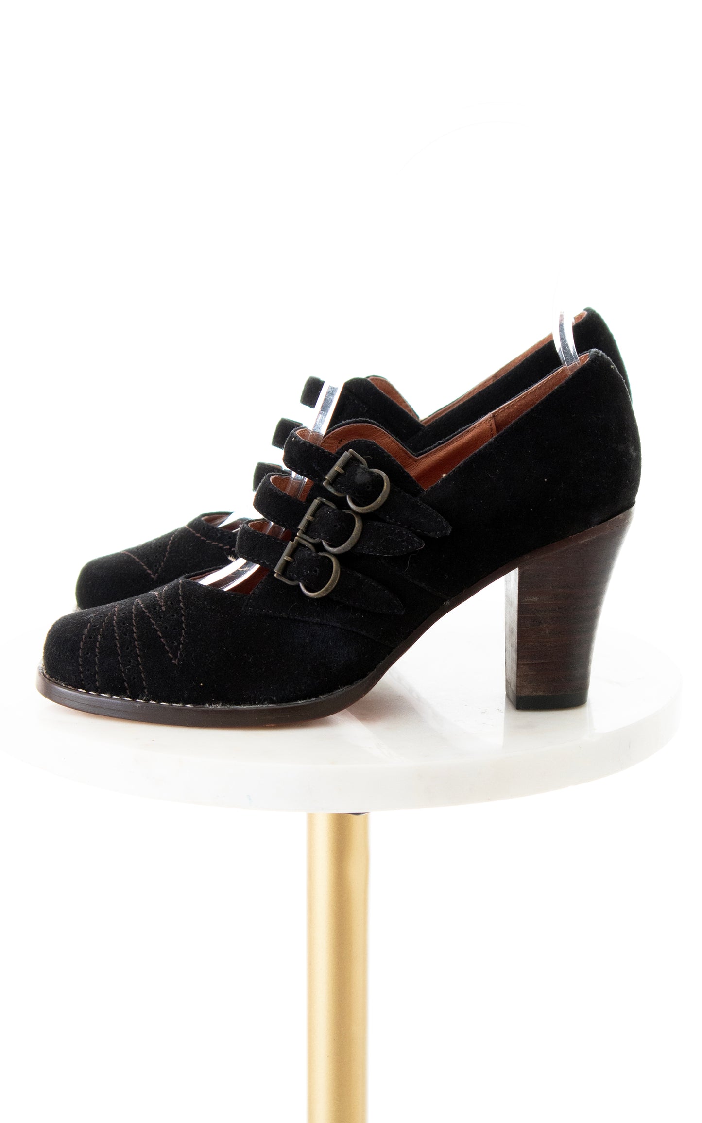 DEADSTOCK Modern REMIX 1930s Style "Amelia" Heels | size US 5.5
