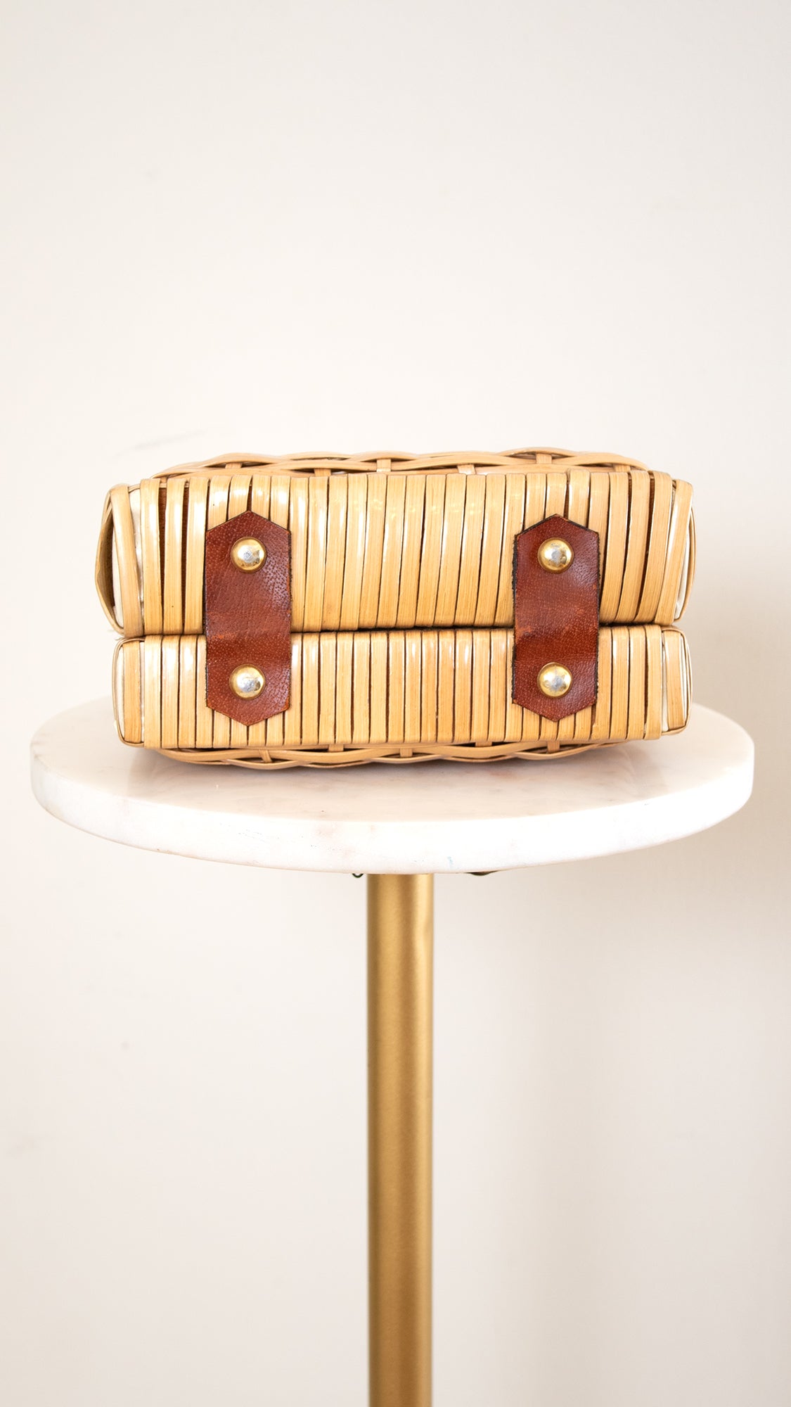 1960s Wicker Box Purse