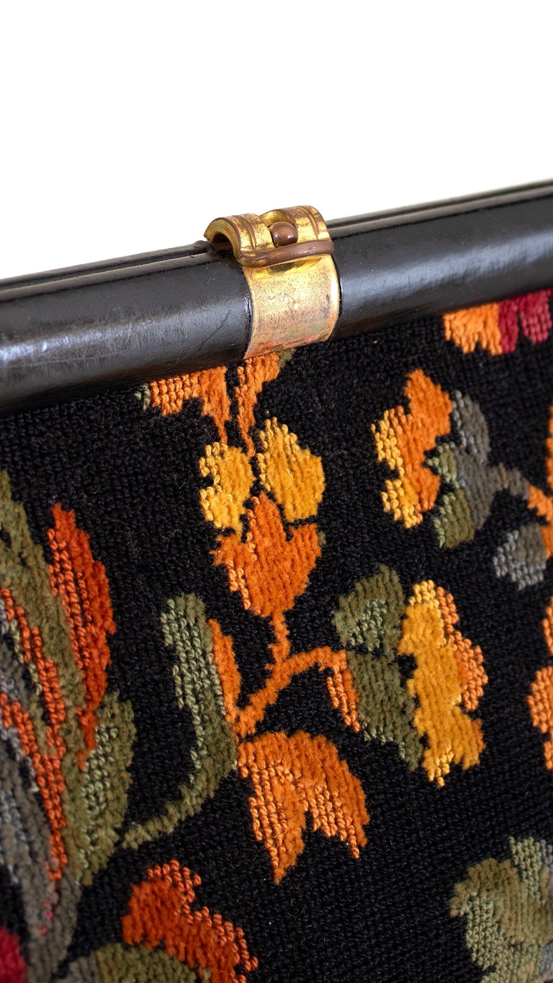 1970s Floral Carpet Bag