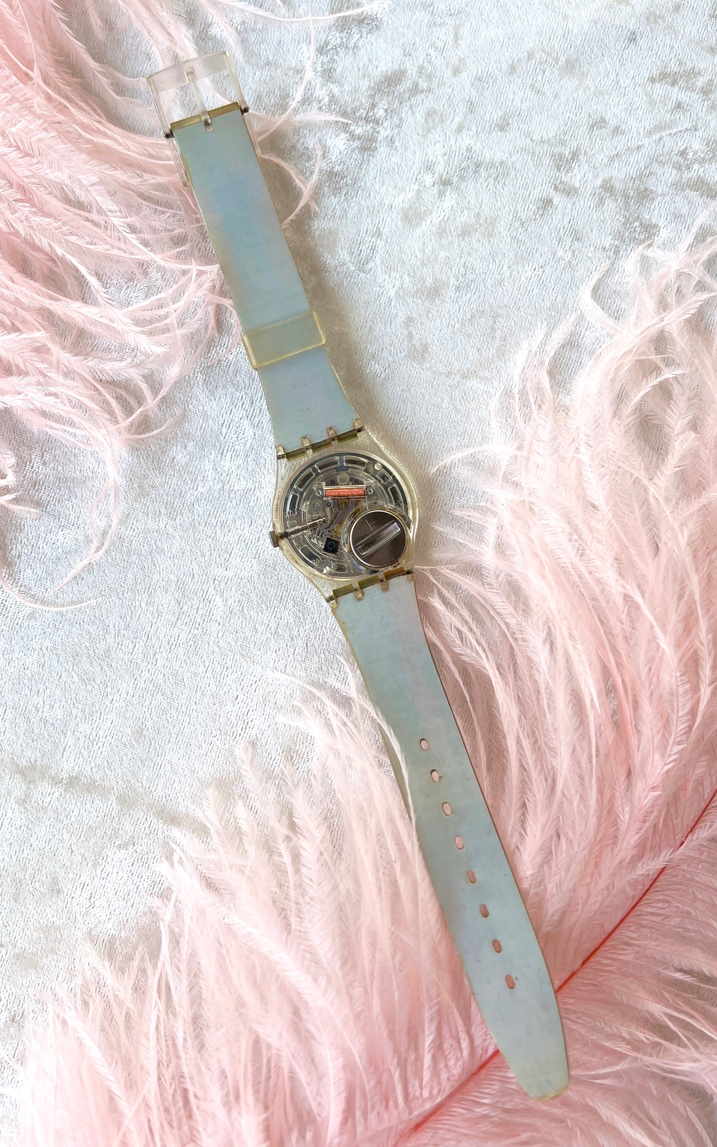 2000s SWATCH Plastic Striped Watch