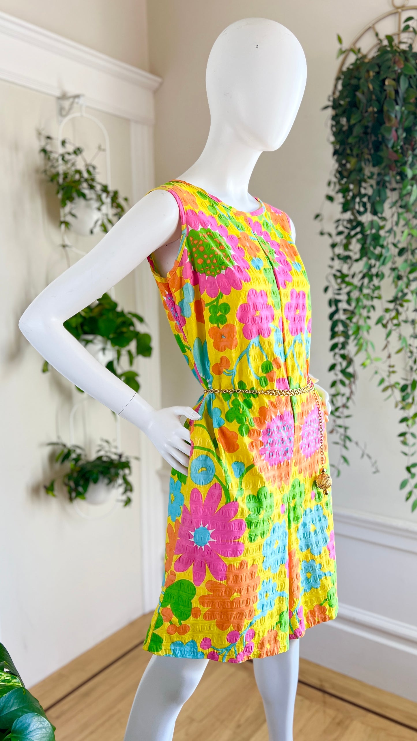 1960s Floral Cotton Romper | small