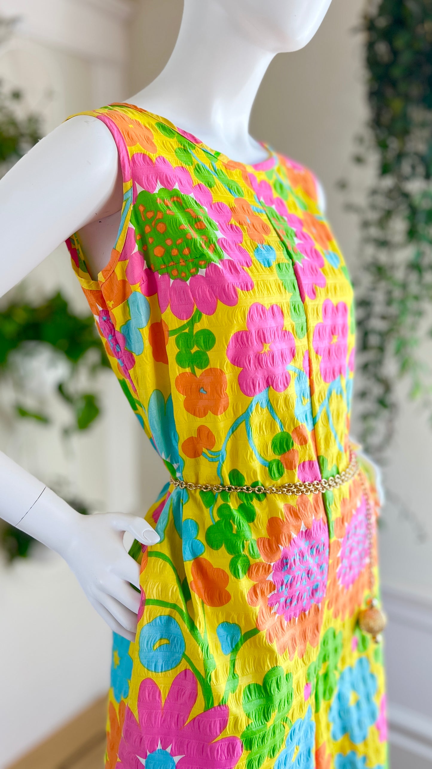 1960s Floral Cotton Romper | small