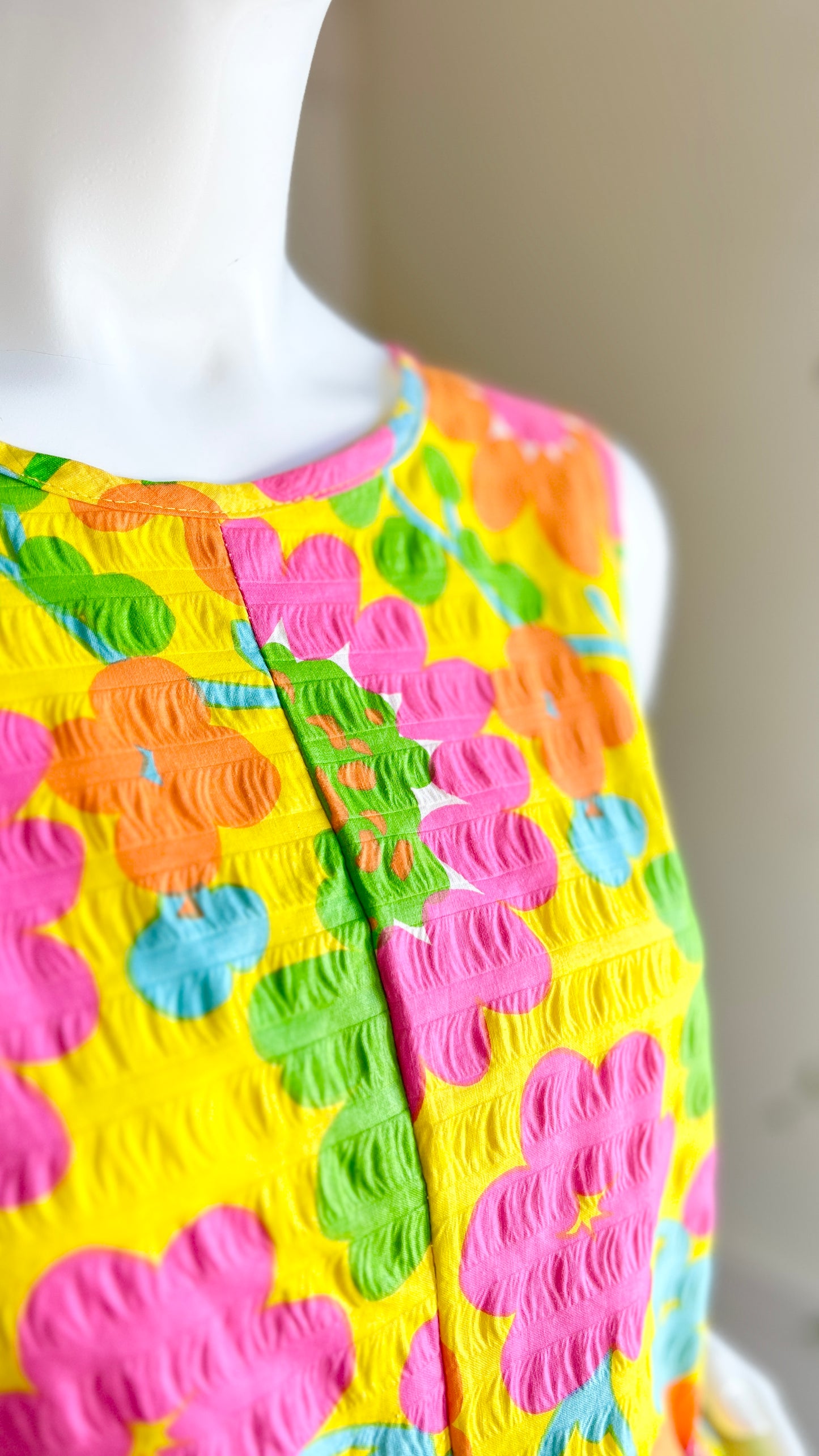 1960s Floral Cotton Romper | small