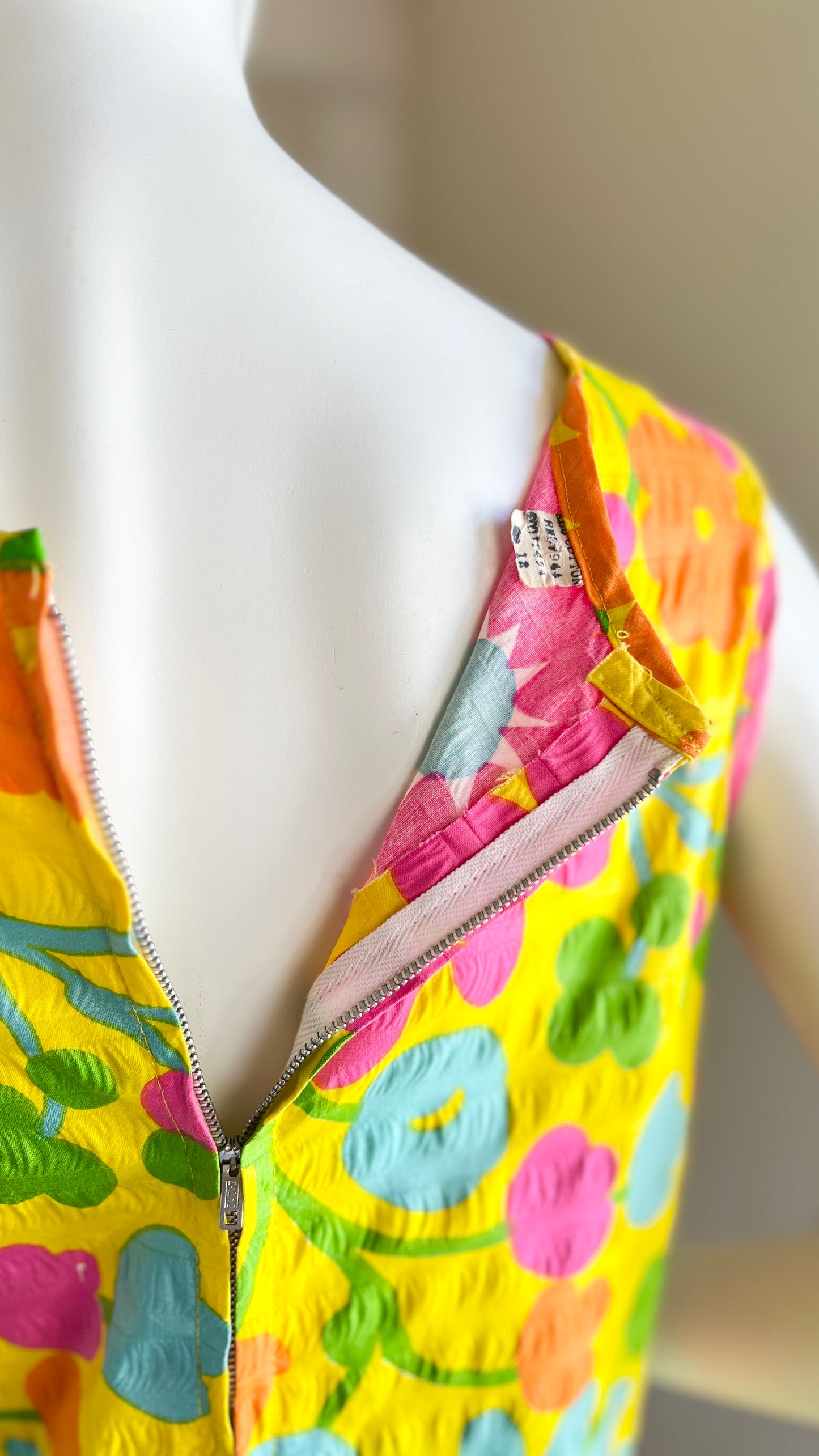1960s Floral Cotton Romper | small