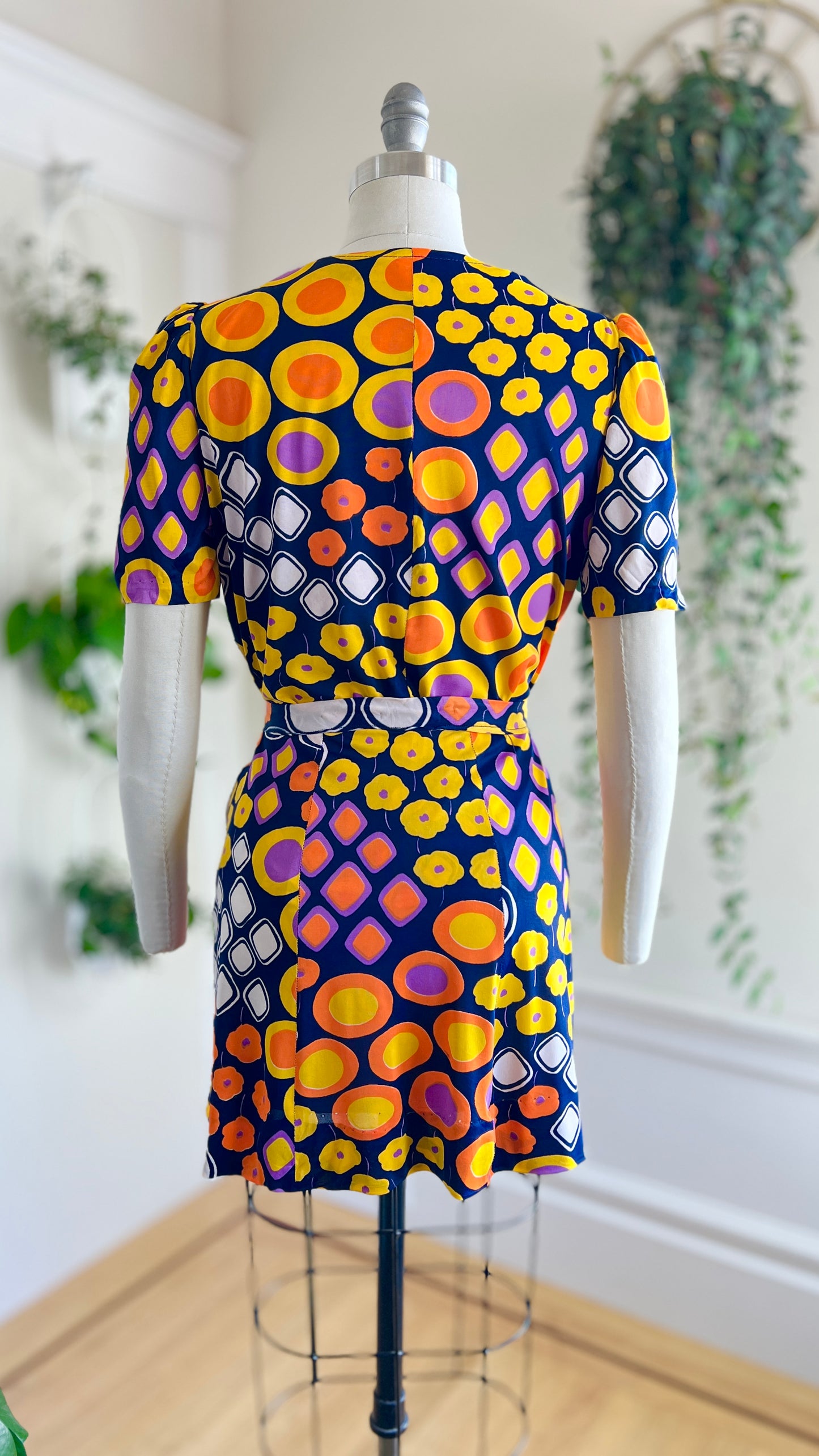 1970s Geometric Two-Piece Set | medium