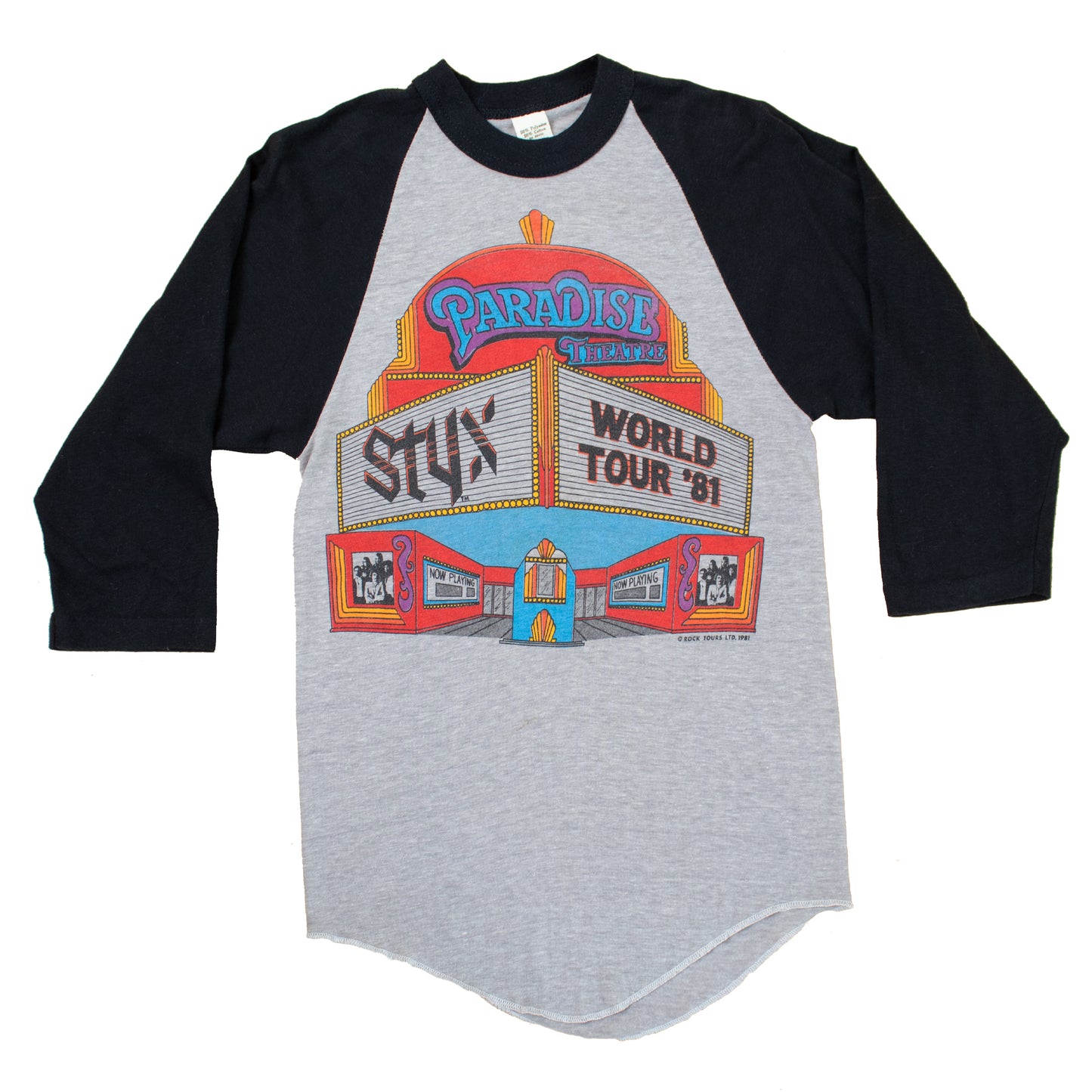 1981 STYX "Paradise Theatre" World Tour Tee | x-small/small