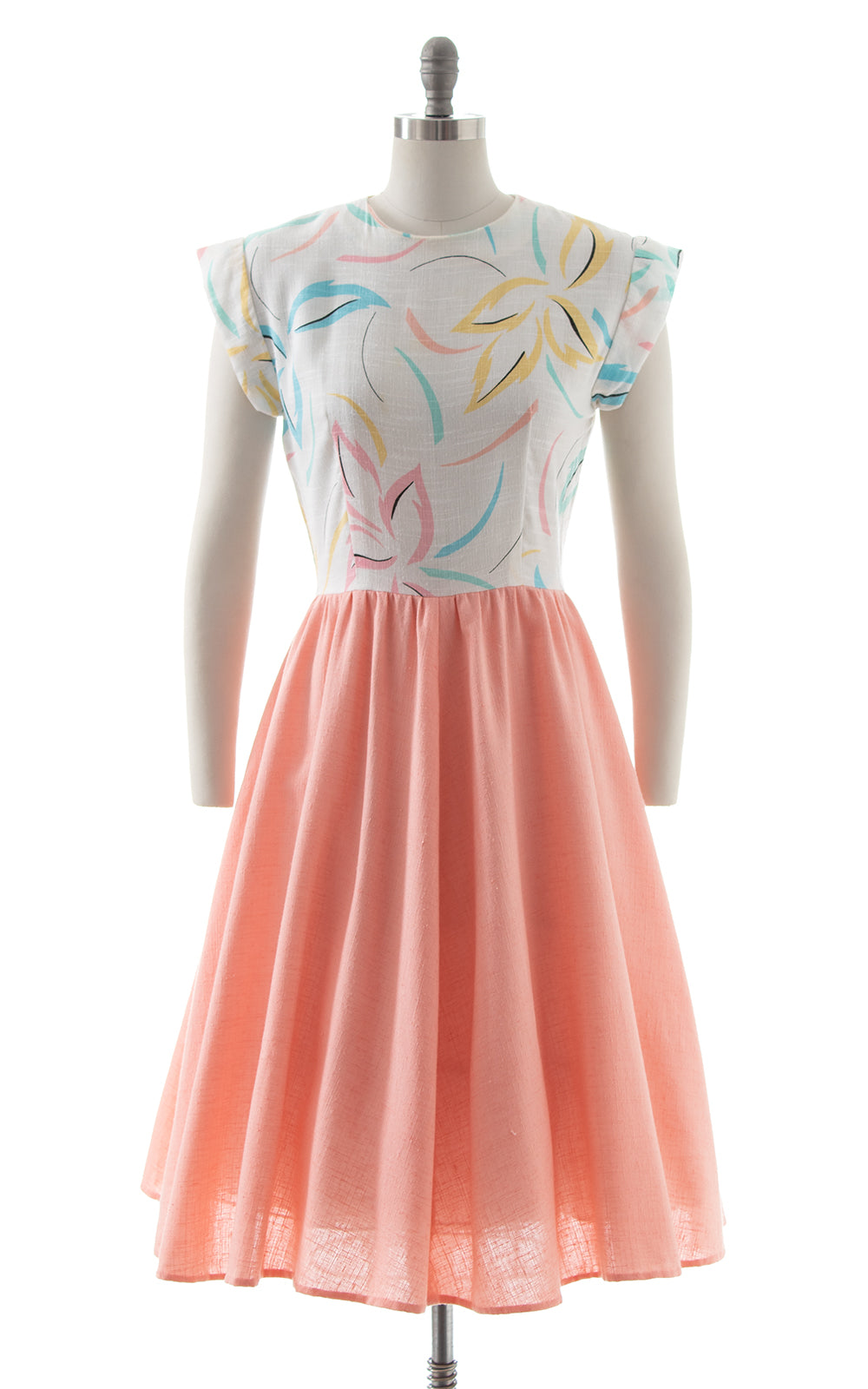 $65 DRESS SALE /// 1980s Abstract Floral Color Block Dress | small/med Birthday Life Vintage $65 DRESS SALE /// 1980s Abstract Floral Color Block Dress | small/med Birthday Life Vintage