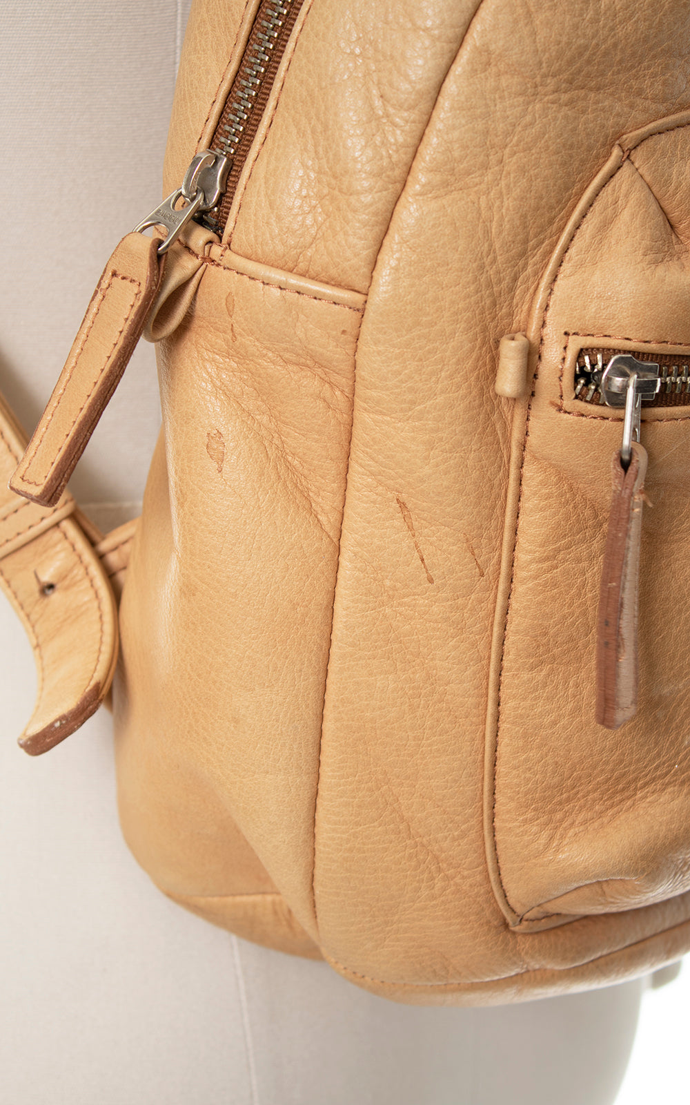 Modern BAGGU Leather Mini Backpack