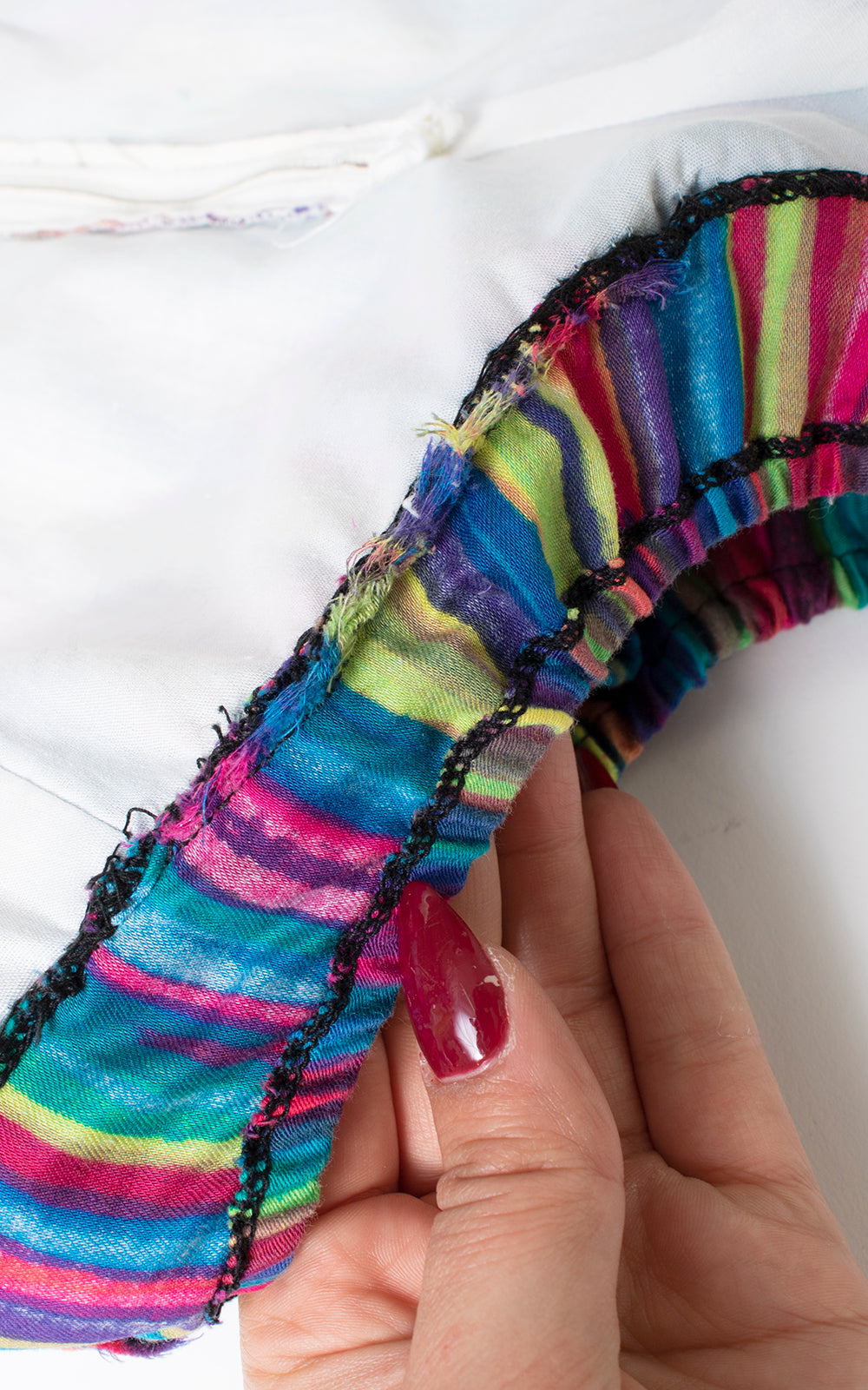 1950s 1960s Striped Cotton Bikini | x-small/small