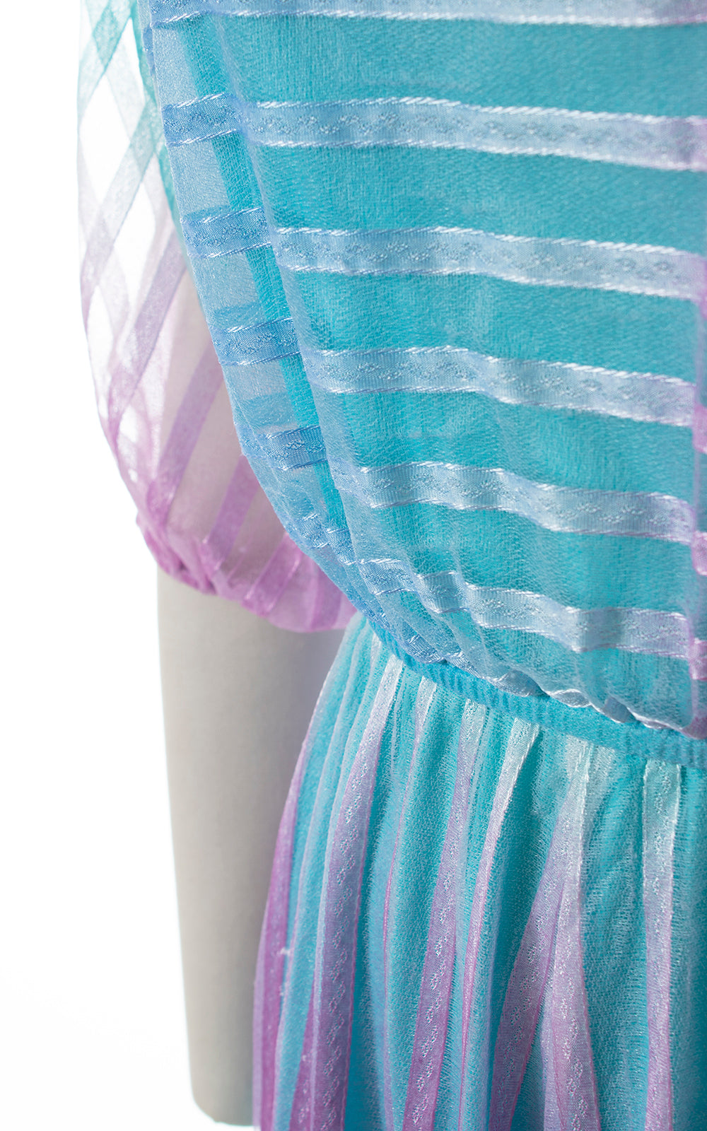 1980s Sheer Ombré Fairy Dress | x-small/small/medium