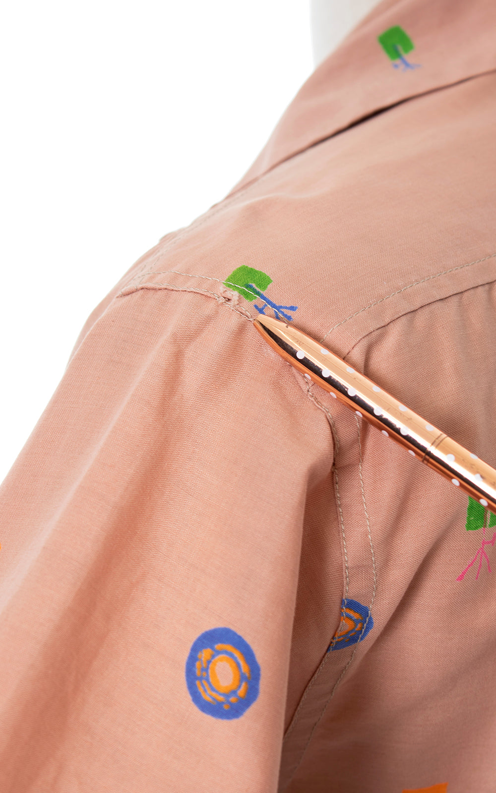 1950s Musicians Novelty Print Shirt | men's medium / women's large