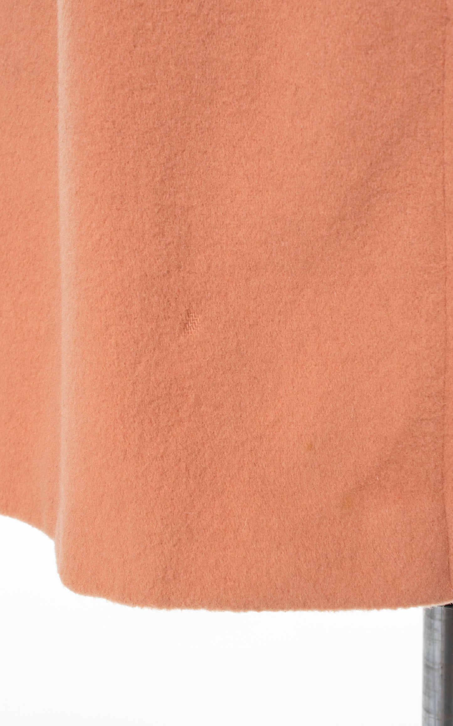 Vintage 70s 1970s Fur Trim & Dusty Rose Pink Wool Princess Coat Birthday Life Vintage