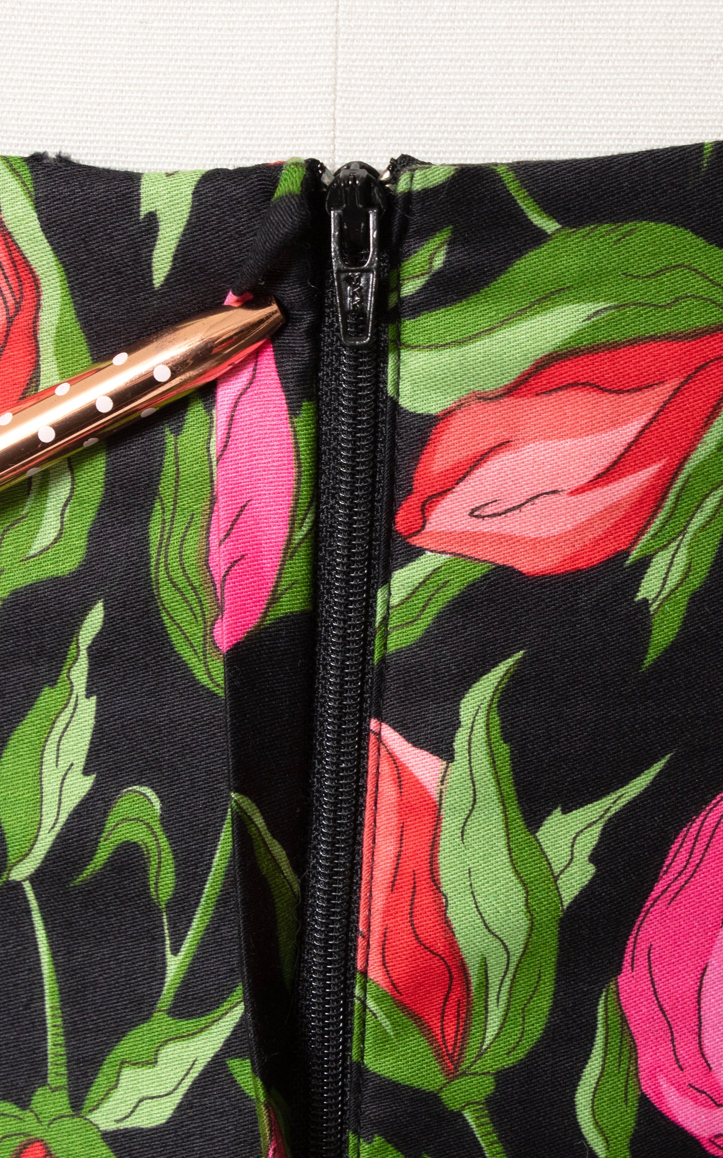 1980s 1990s Tulip Cotton Sundress with Pockets | medium