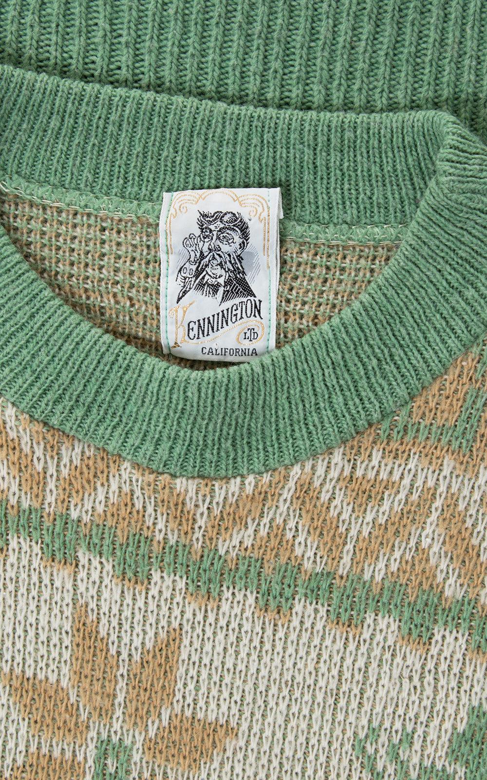 1970s Kennington Walt Disney Minnie & Minnie Mouse Novelty Print Sweater