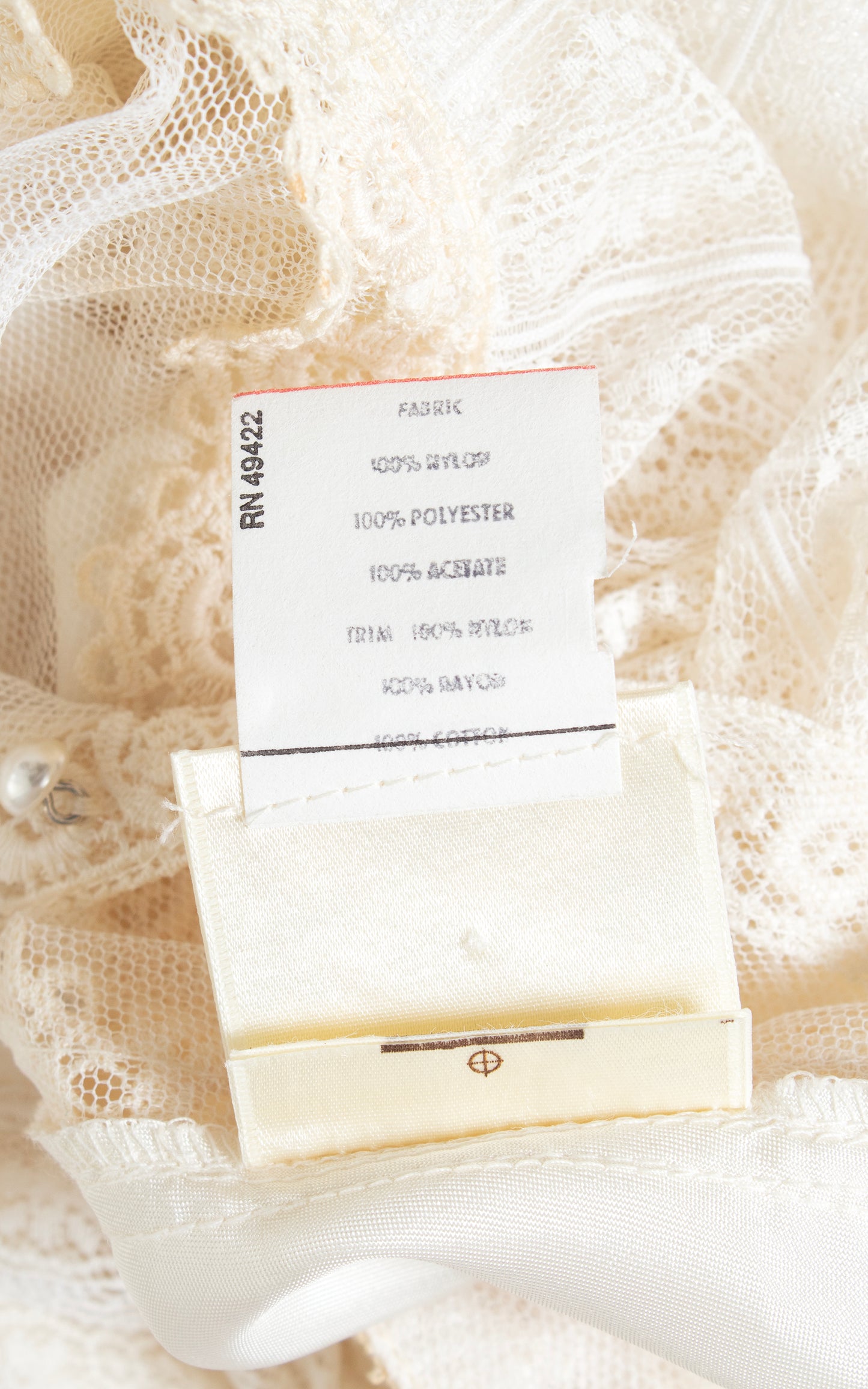 1970s GUNNE SAX Victorian Style Lace Netting Maxi Dress | small