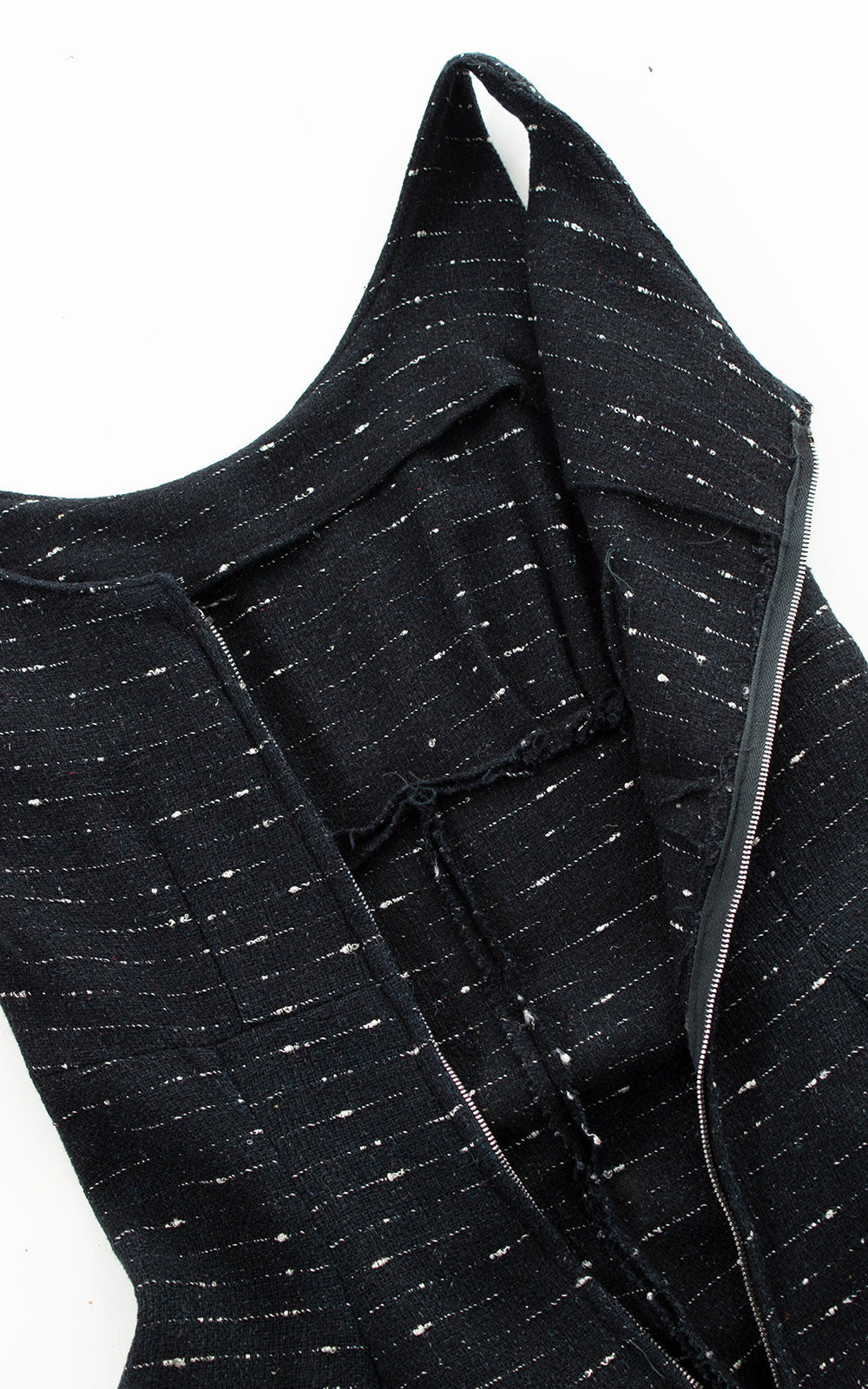 BLV x DEANNA || 1950s Flecked Wool Jumper Dress with Pockets | x-small/small