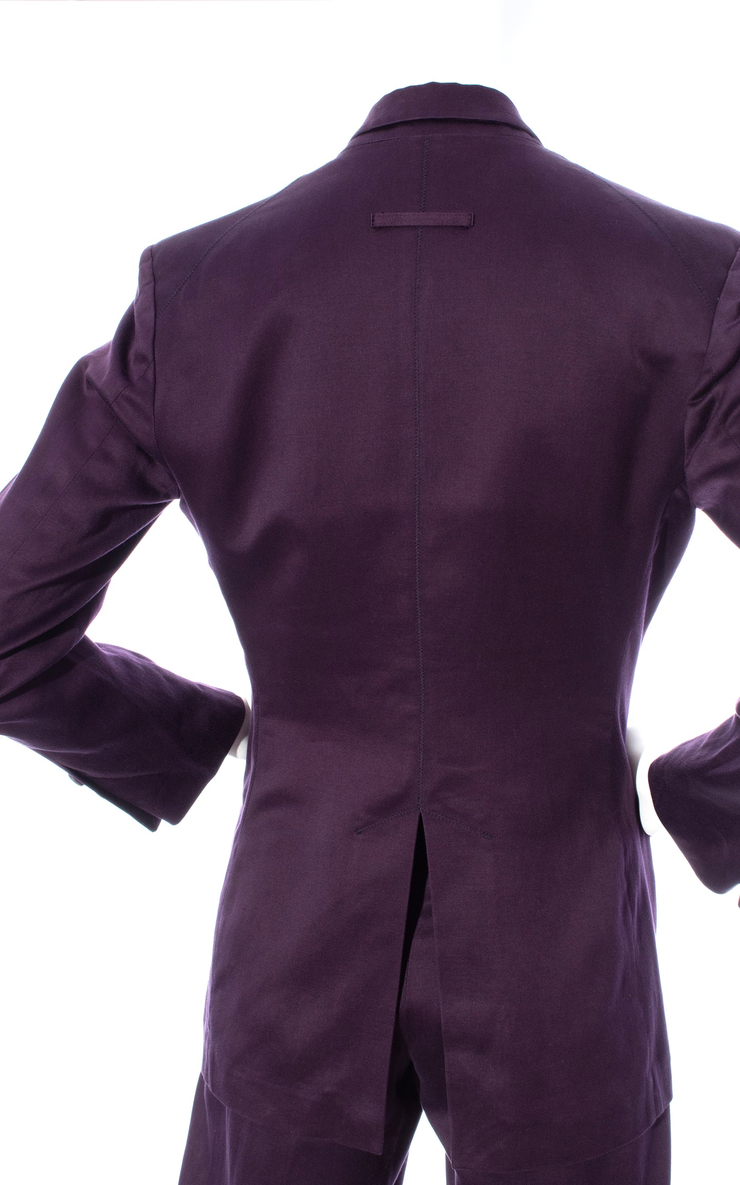 Vintage 90s 1990s JEAN PAUL GAULTIER Femme Purple Blazer Pant Suit BirthdayLifeVintage