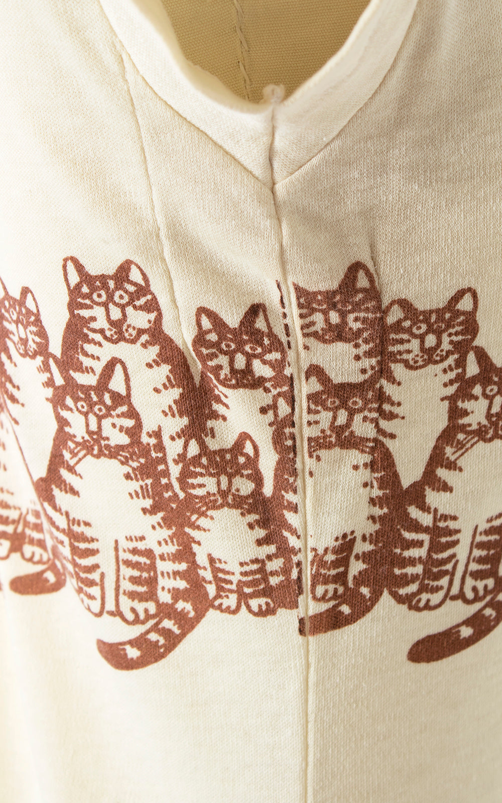 1970s KLIBAN Cat Novelty Print Tee | x-small/small