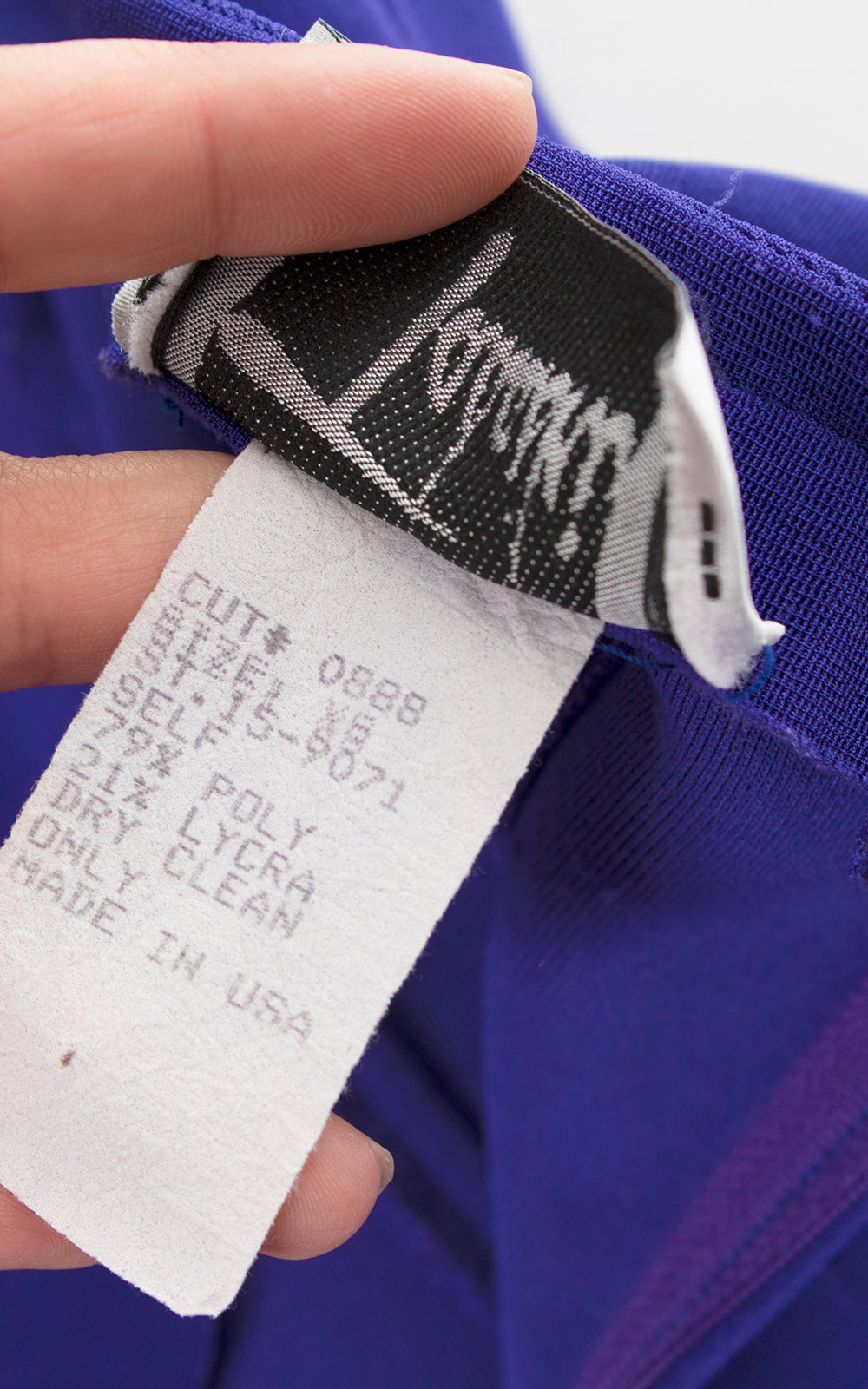 1980s TADASHI Studded Structured Bodycon Dress | x-small/small