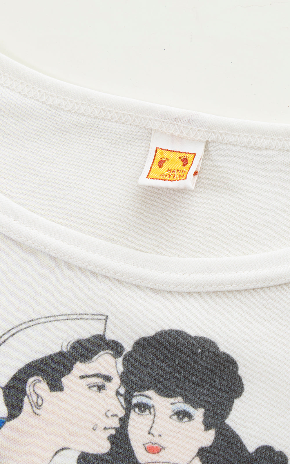 1980s "Anchor's Away!" Novelty Print Shirt | x-small/small
