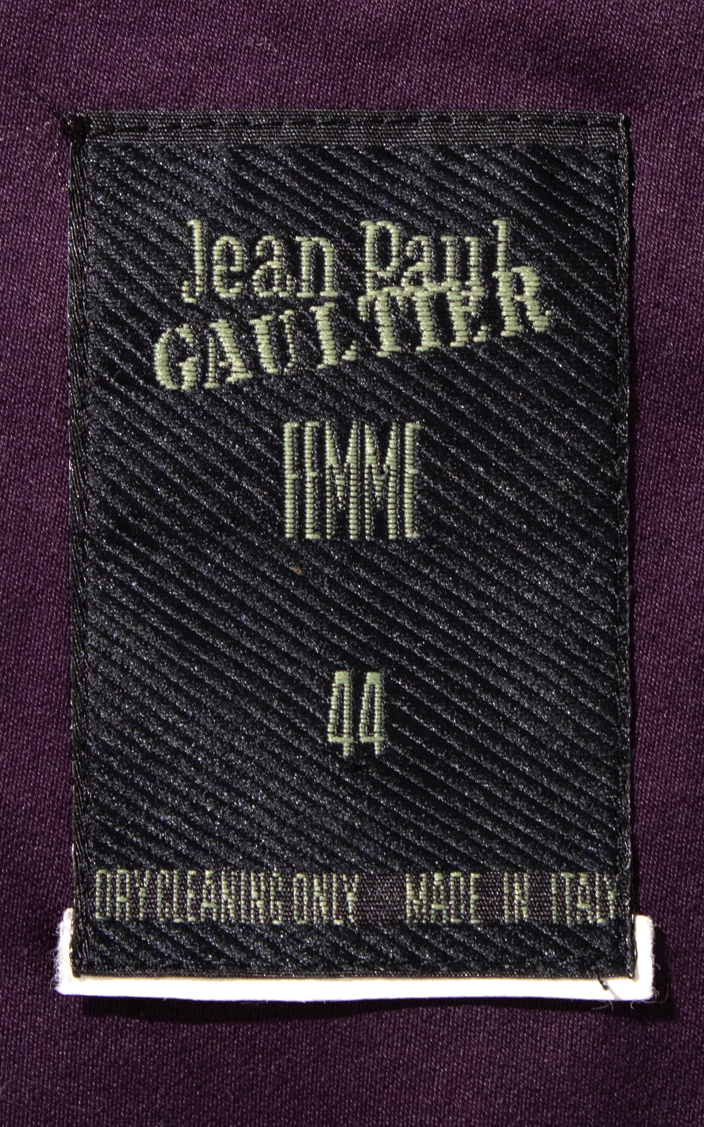Vintage 90s 1990s JEAN PAUL GAULTIER Femme Purple Blazer Pant Suit BirthdayLifeVintage