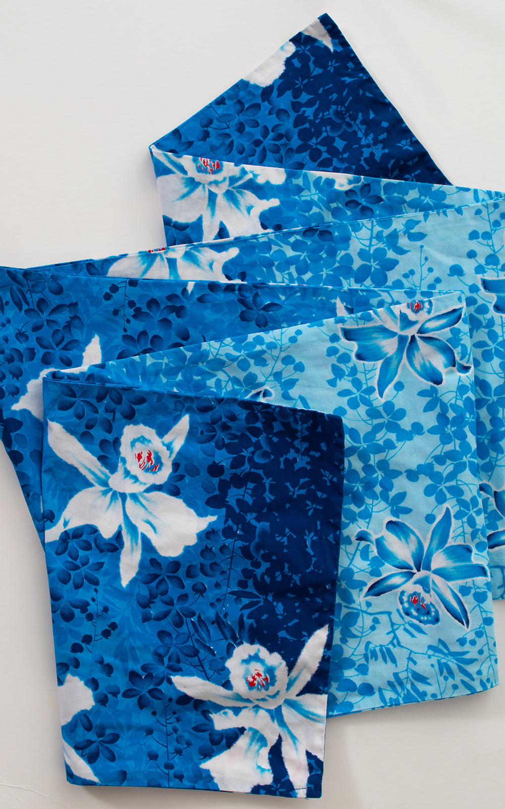 1950s Ombré Iris Smocked Sarong Dress with Wrap BirthdayLifeVintage