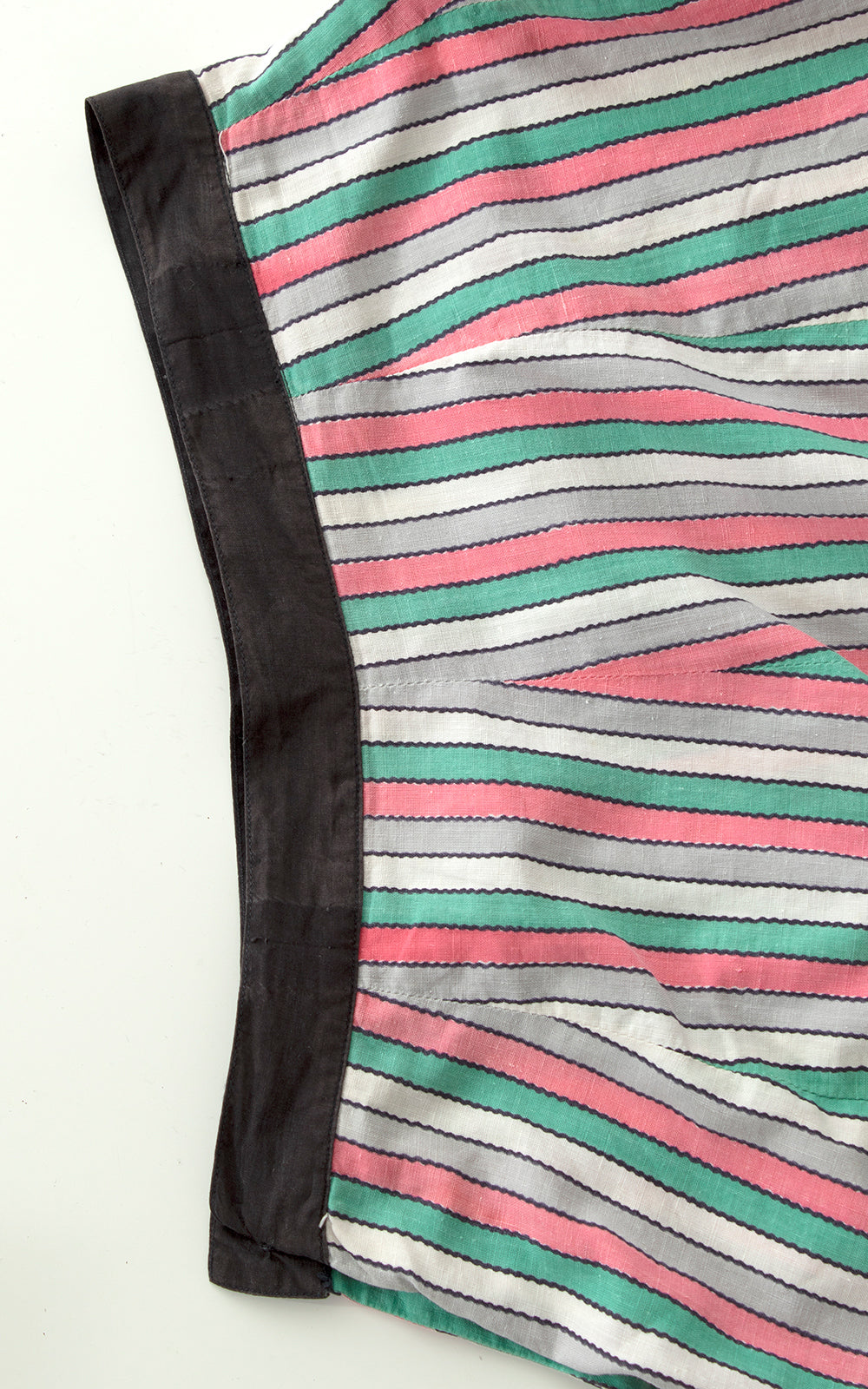1940s Striped Side Button Shorts BirthdayLifeVintage