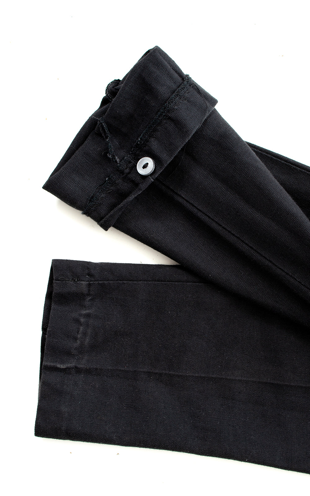 BLV x DEANNA || 1950s Black Cotton Cigarette Pants | x-small