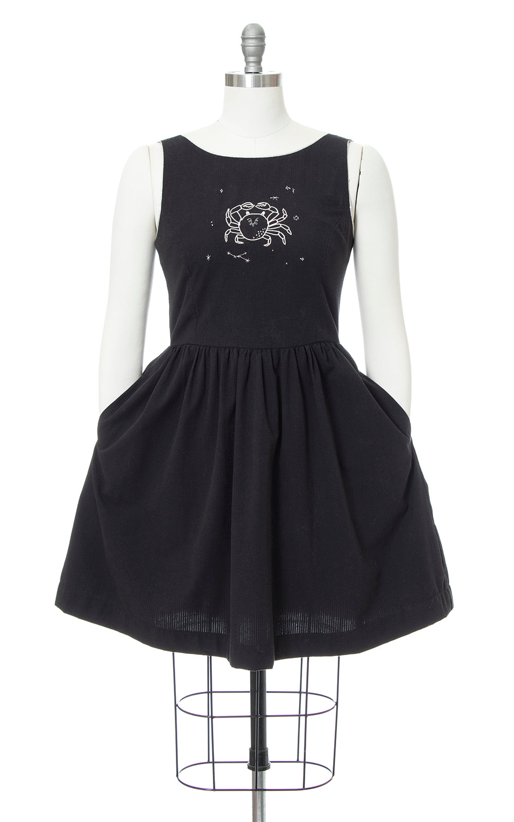 Modern TUESDAY BASSEN 1950s Style Cancer Astrology Sundress with Pockets | small/medium