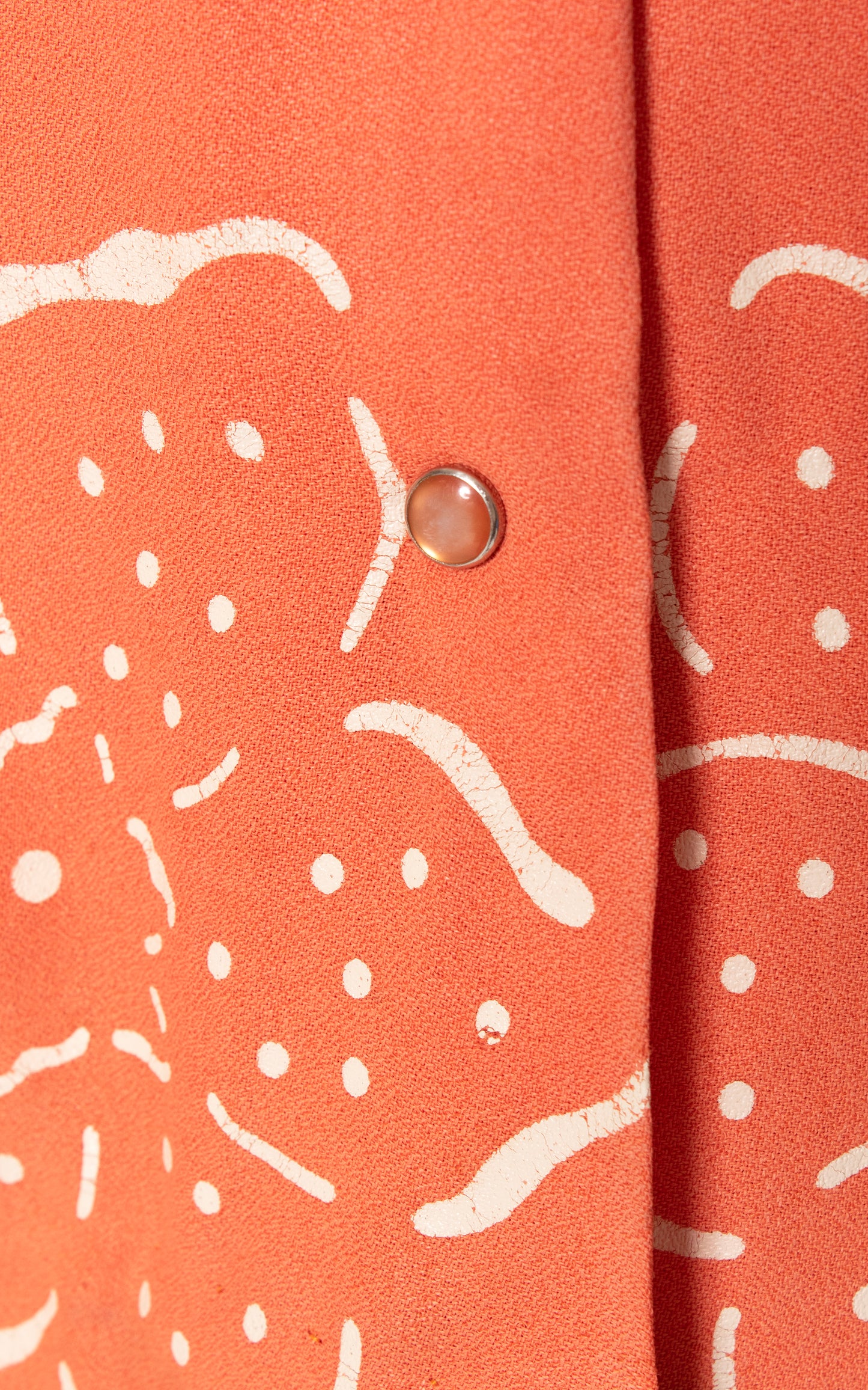 1950s Floral Western Blouse | medium/large