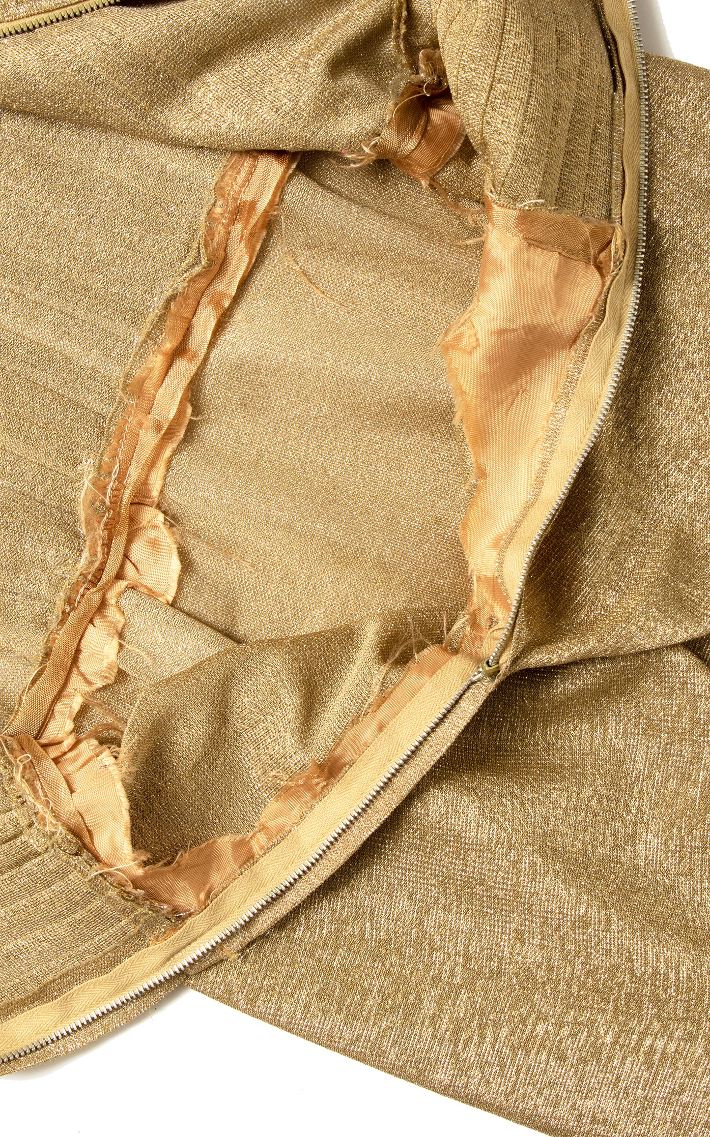 Vintage 1950s 50s 60s 1960s Metallic Gold Lurex Wiggle Dress Cocktail Party BirthdayLifeVintage